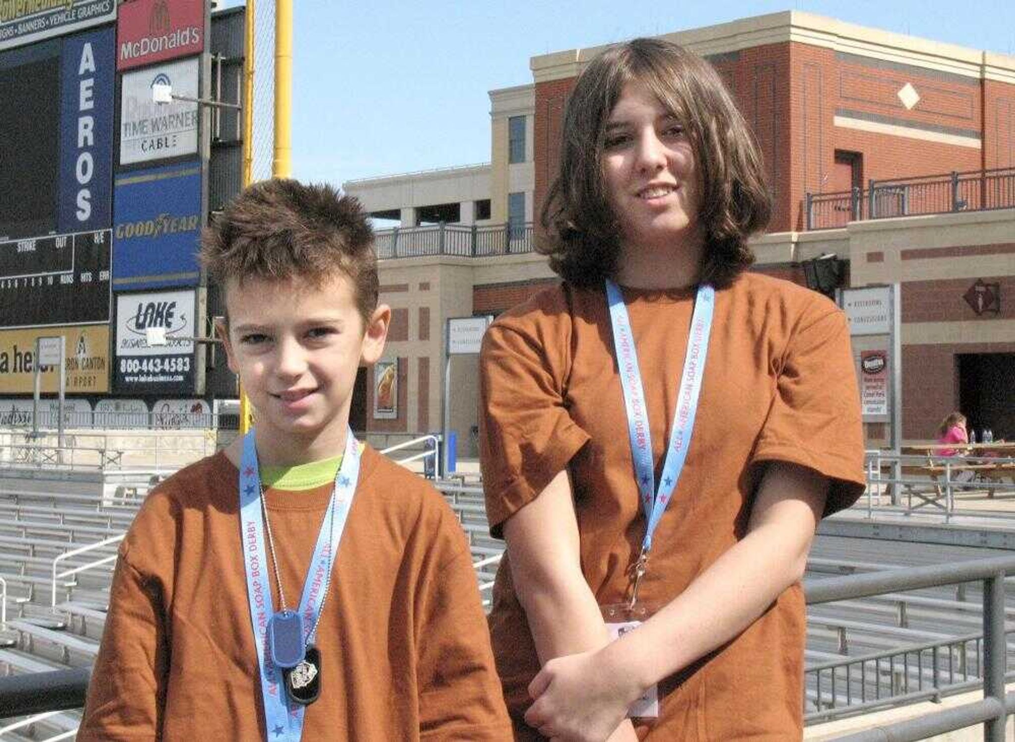 Jordan Little and his sister, April Little, are in Akron, Ohio where they will compete in the 70th annual All-American Soap Box Derby on Saturday.