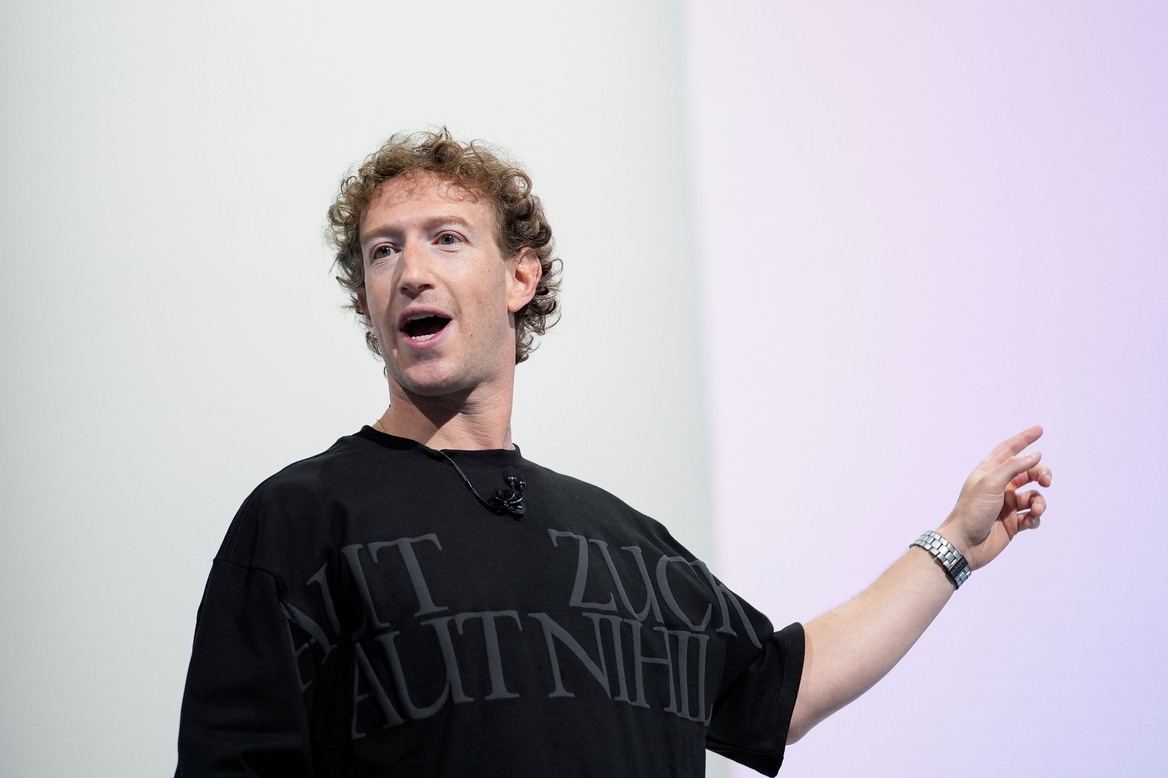 Mark Zuckerberg speaks during the Meta Connect conference Wednesday, Sept. 25, 2024, in Menlo Park, Calif. (AP Photo/Godofredo A. Vásquez)