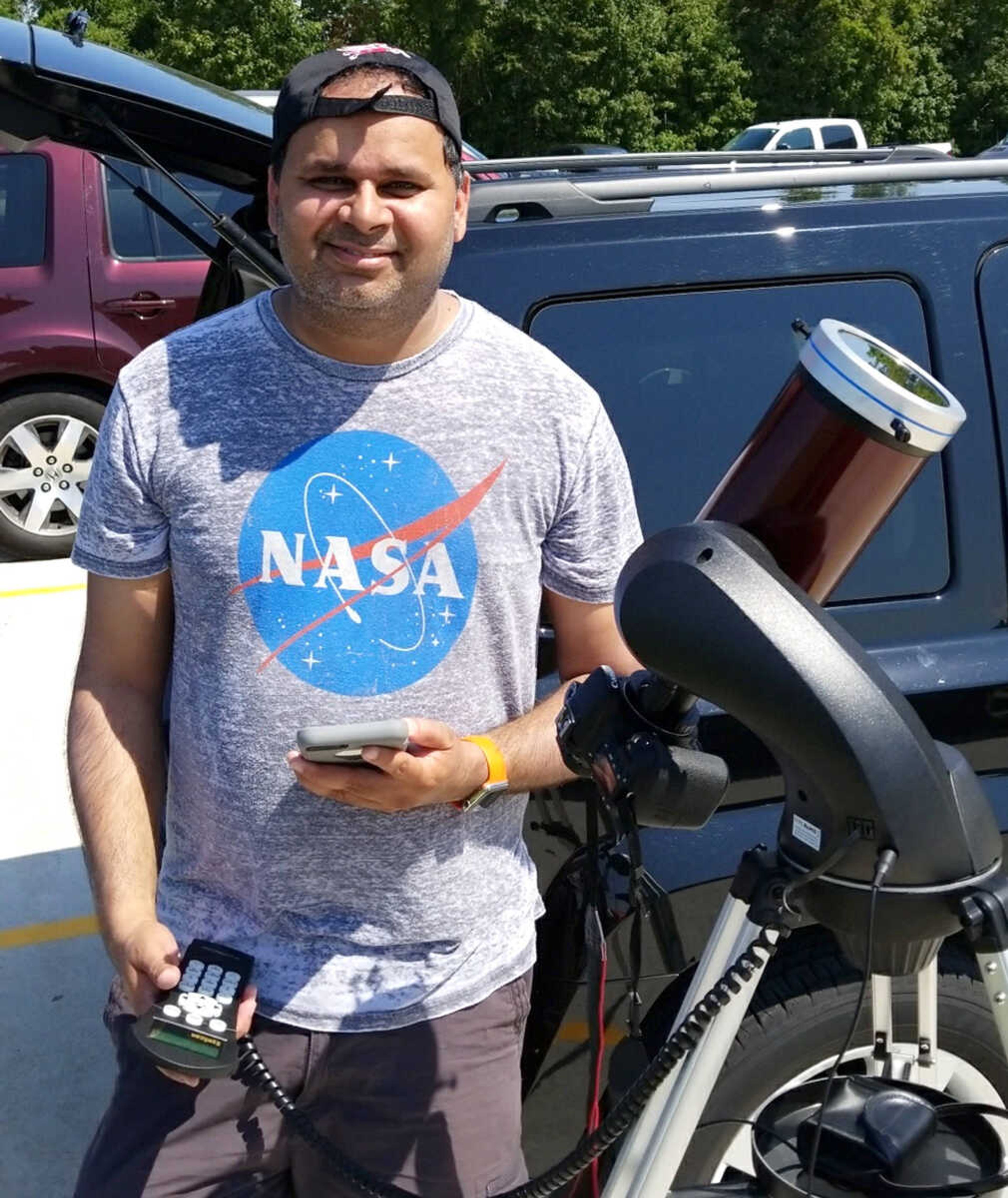 Rugved Lay, New Jersey
"This is my first solar eclipse. I have done a lunar eclipse."