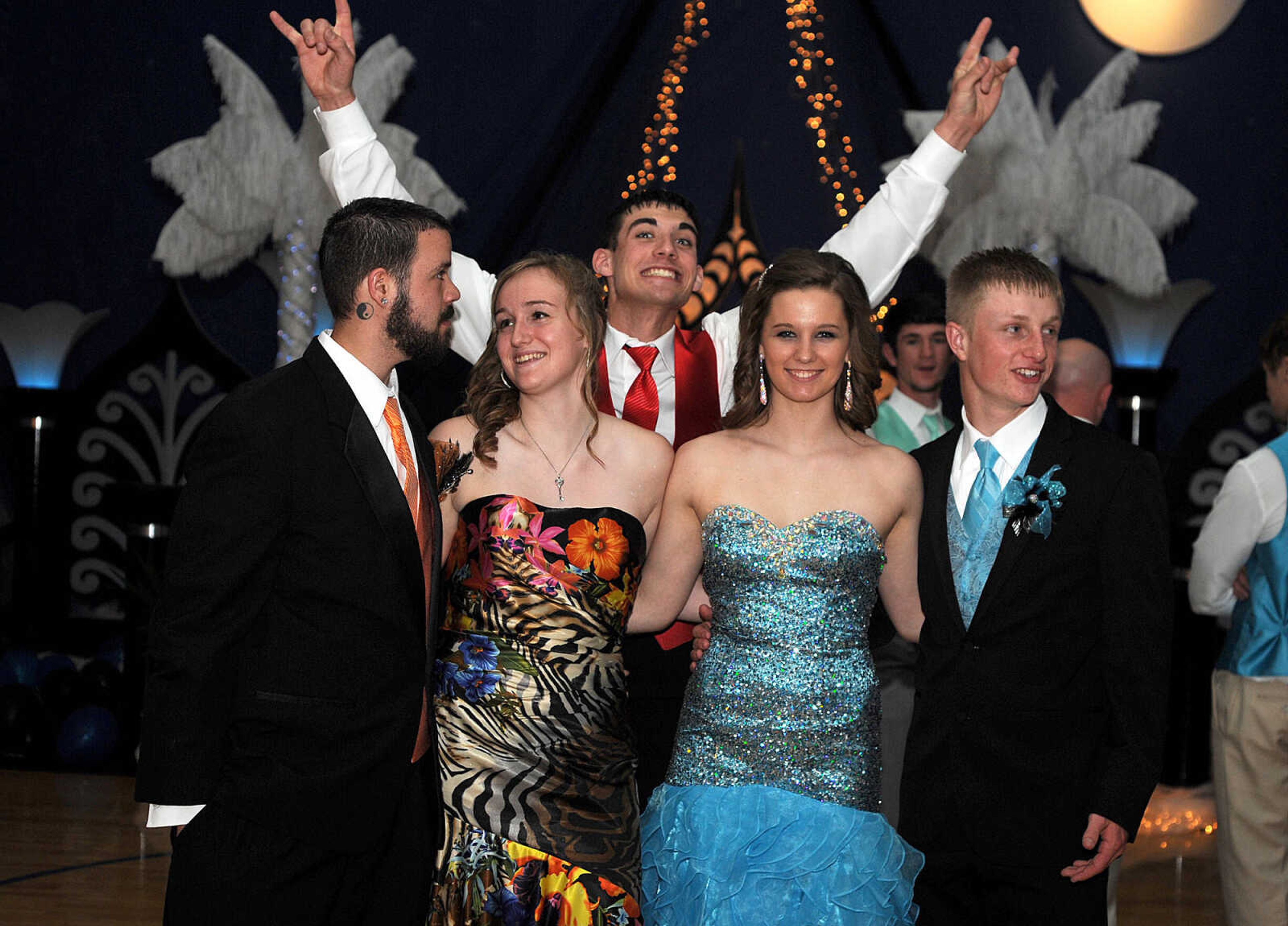 LAURA SIMON ~ lsimon@semissourian.com

Oran High School held its prom Saturday night, April 12, 2014, inside the school's gymnasium.