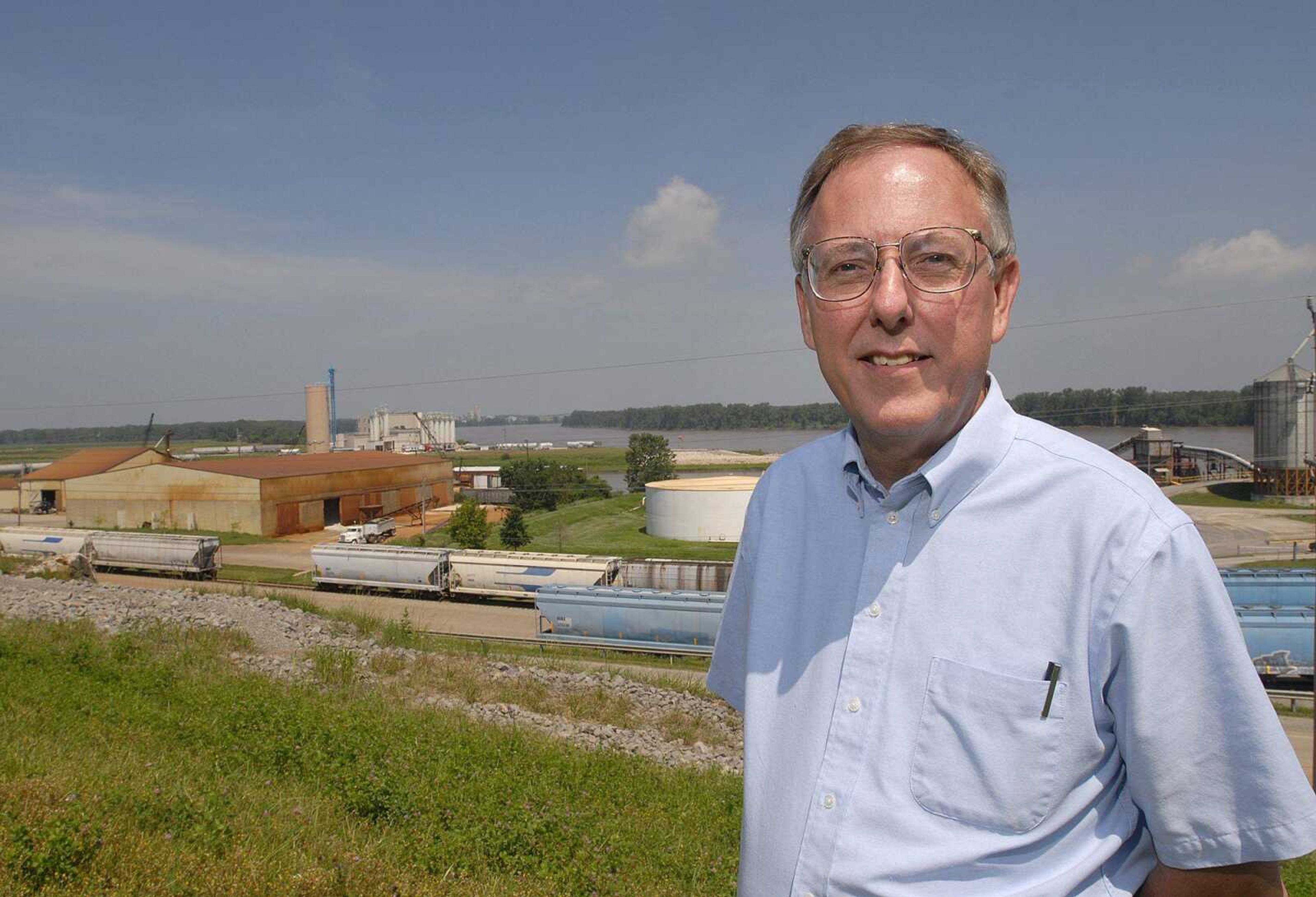 Dan Overbey is executive director of the Southeast Missouri Regional Port Authority. (Fred Lynch)