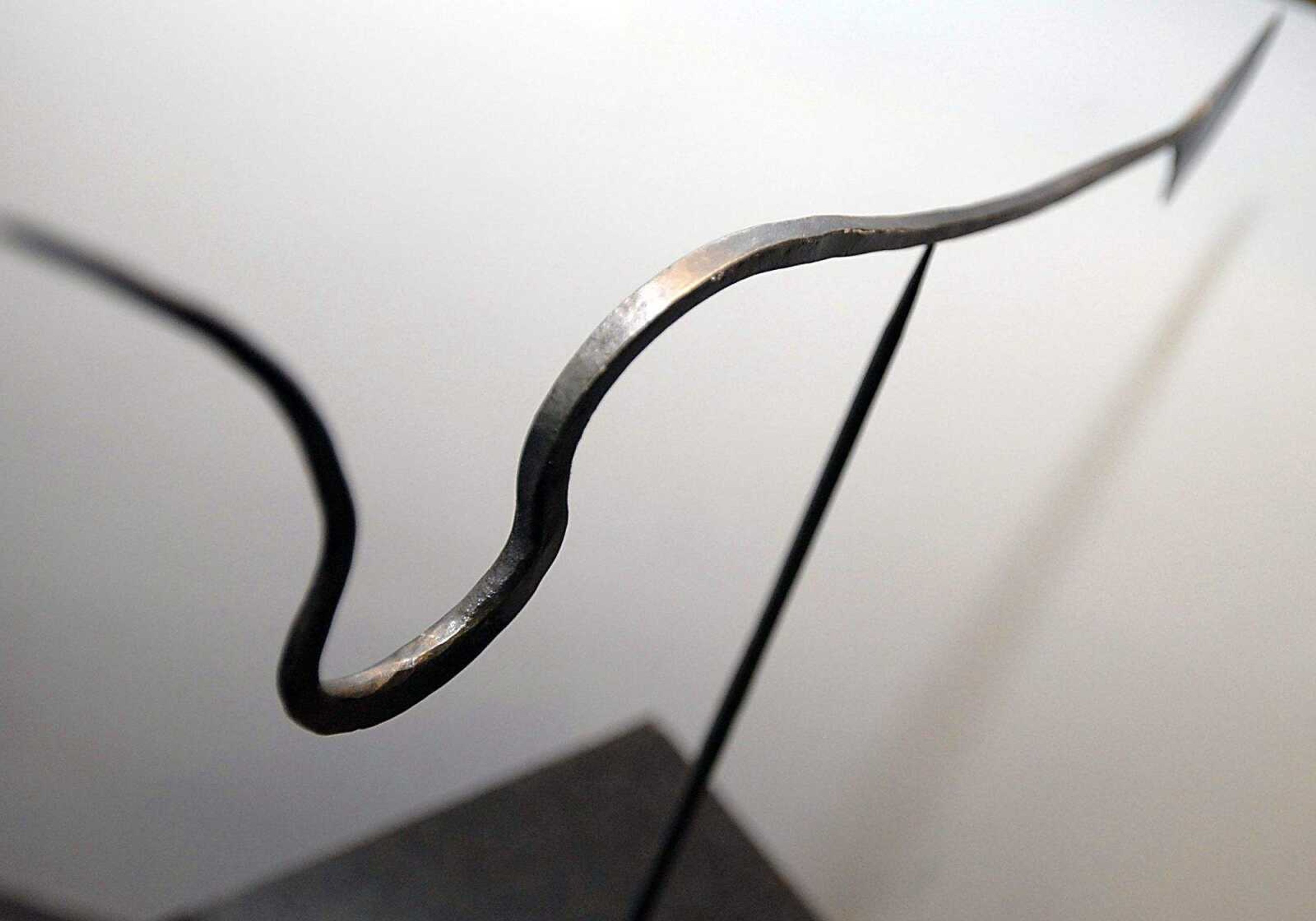 KIT DOYLE ~ kdoyle@semissourian.com
Artist Ian WIlle's forged metal on display Friday through the Cat Ranch Art Guild at WESTRAY Studios.