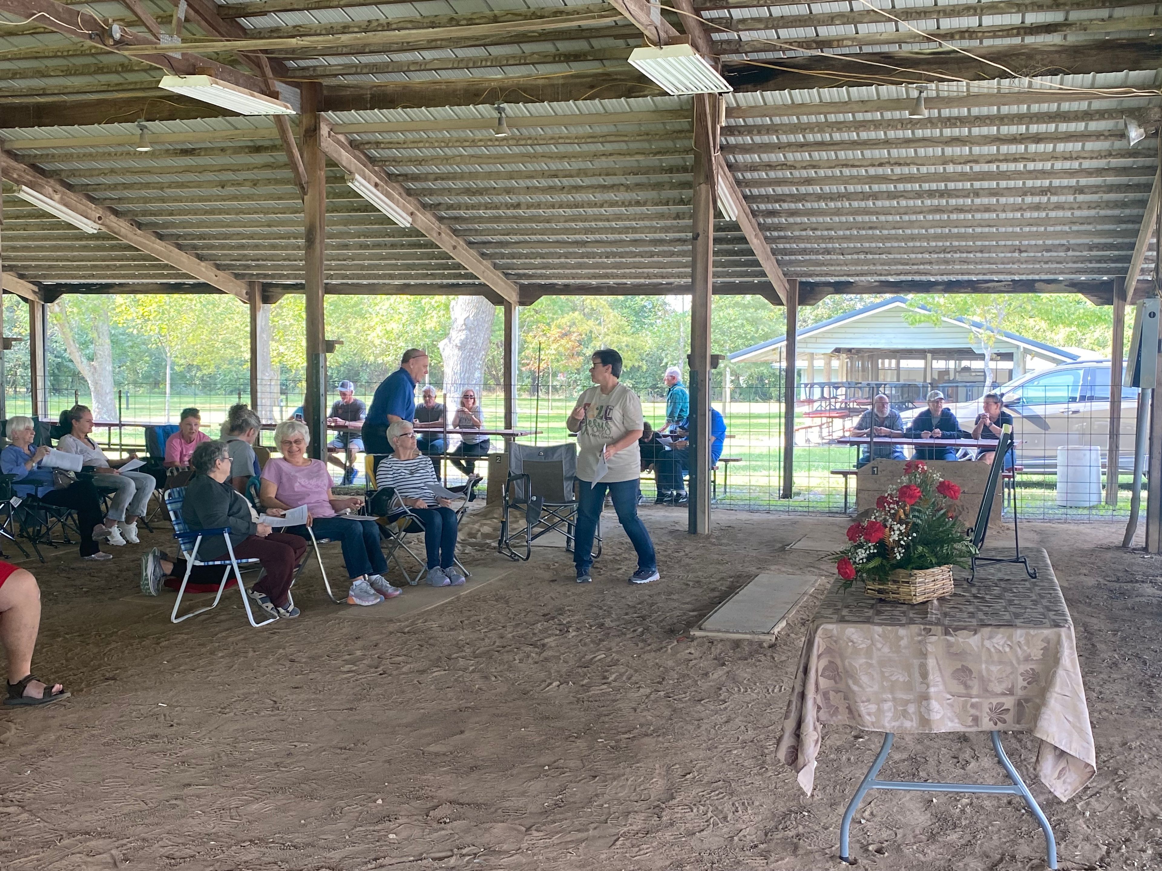 Julie Senciboy organized the annual rosary rally in Oran Mo.