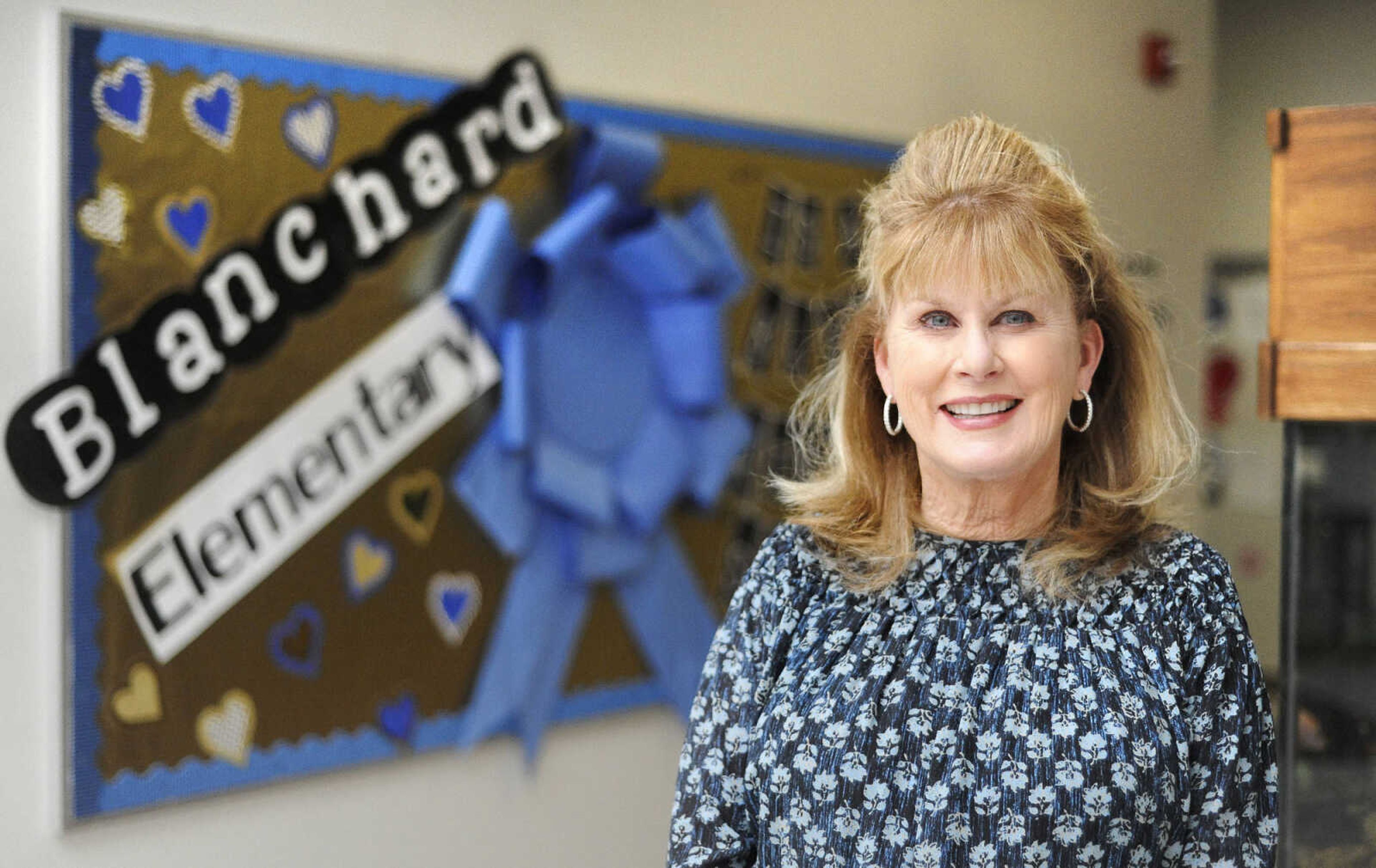 LAURA SIMON ~ lsimon@semissourian.com

Blanchard Elementary principal, Barbara Kohlfeld, poses for a photo, Monday, Feb. 8, 2016. The Cape Girardeau school was named a National Blue Ribbon School by the U.S. Department of Education.