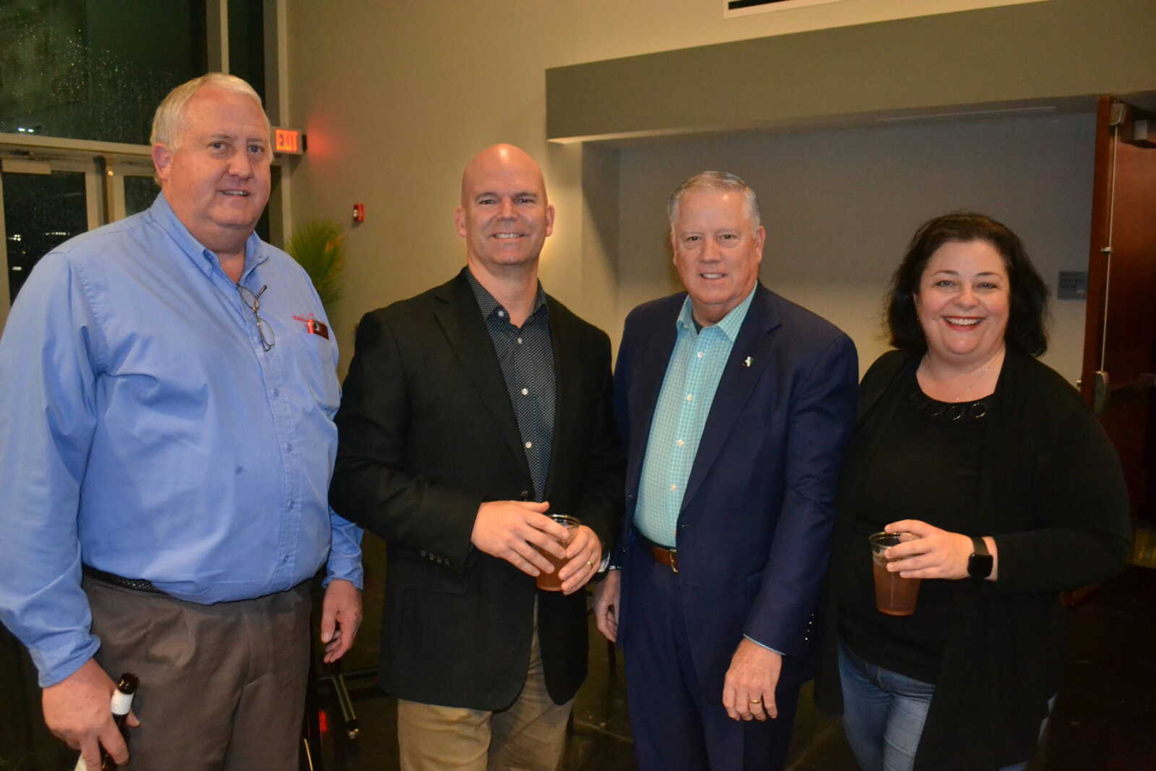 Among those attending&nbsp;the Jackson Area Chamber of Commerce's annual banquet and officer installation Jan. 10, 2020, at the Jackson Civic Center were, from left, Mike Seabaugh, Scott Givens, John Thompson and Jennifer Smith.