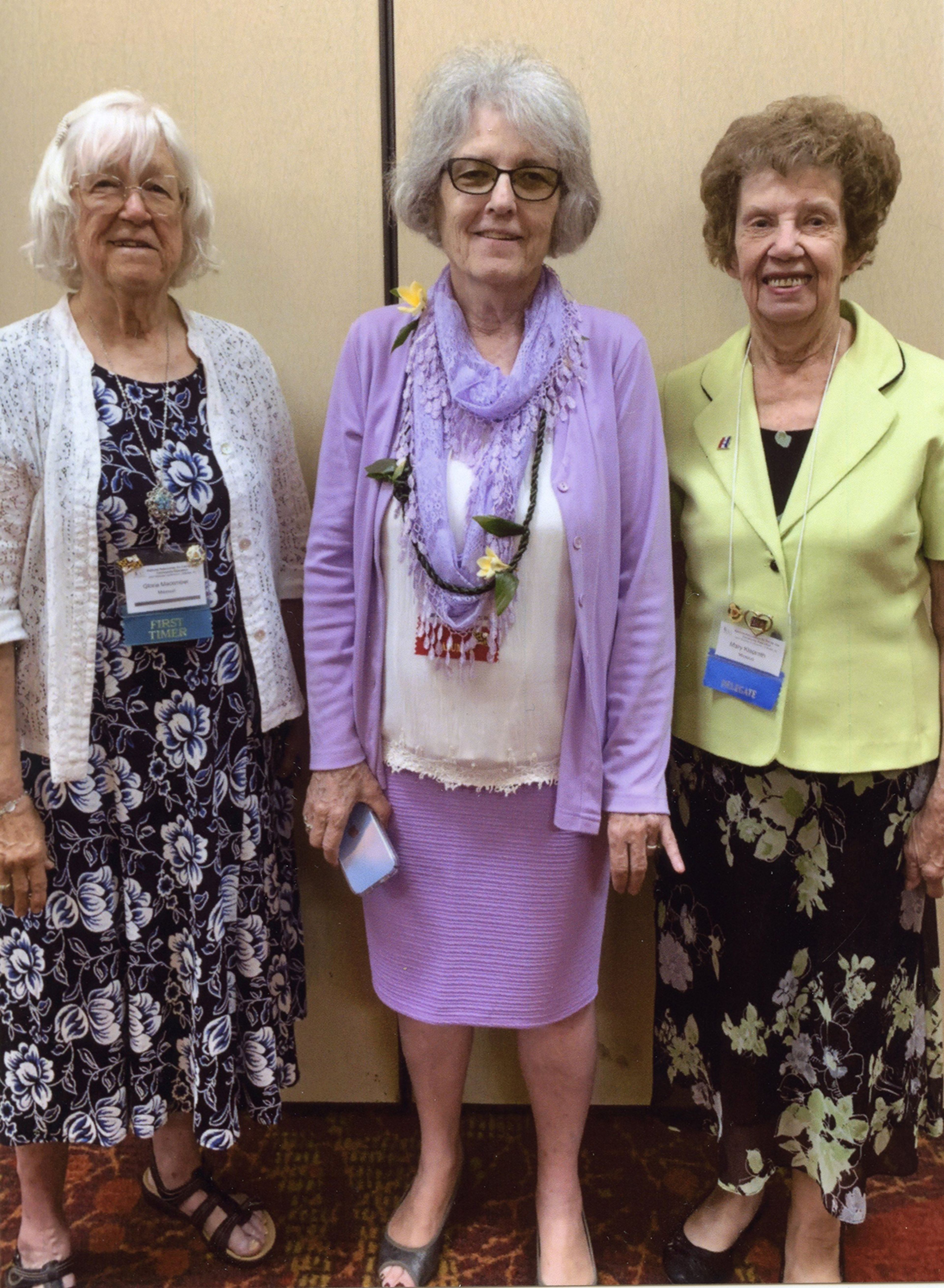 Pictured are Gloria Macomber, Judy Fullmer and Mary Klaproth.