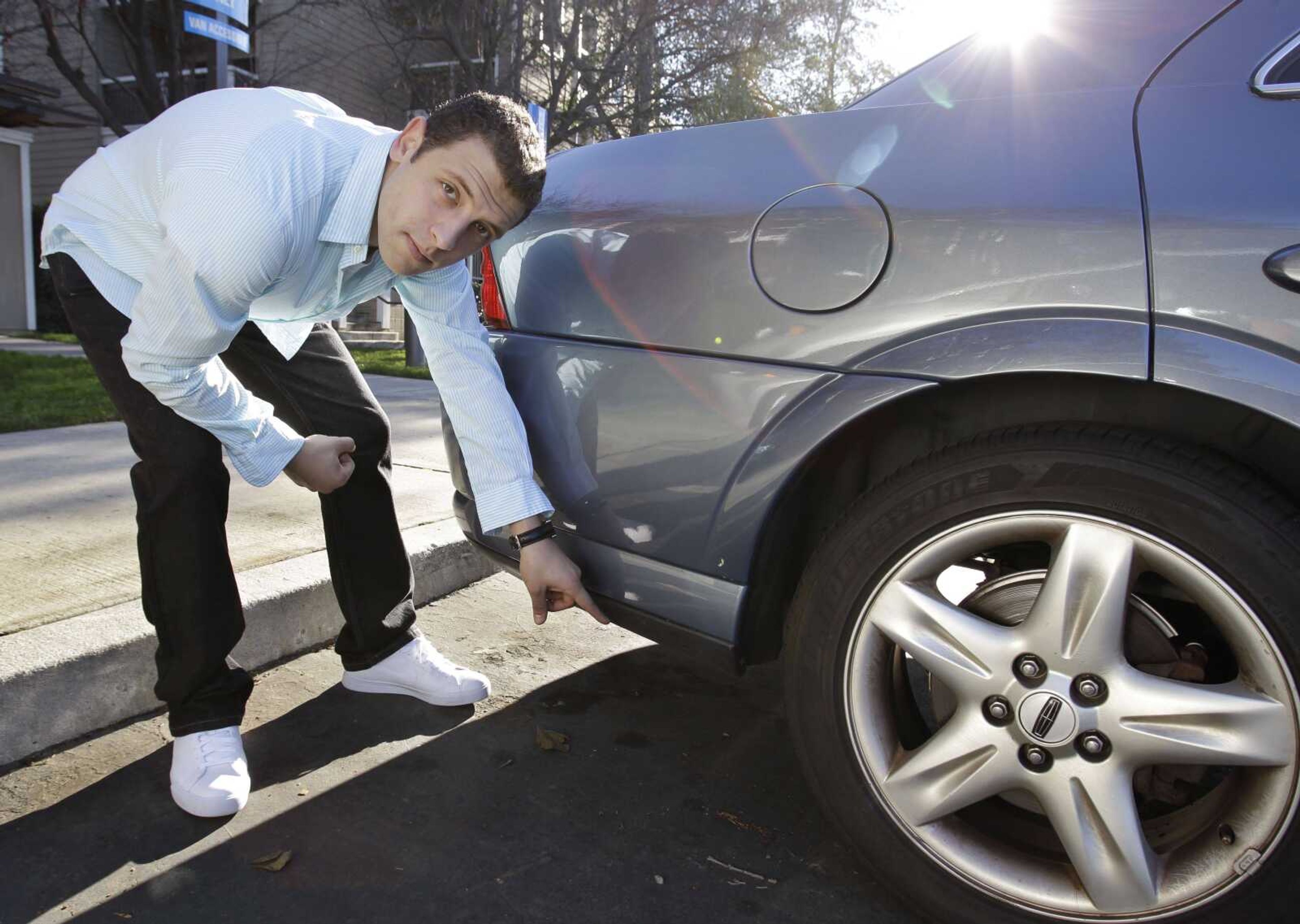 This Jan. 5, 2011, file photo shows Yasir Afifi at his home in San Jose, Calif., where a GPS tracking device was placed on his car. The Supreme Court ruled unanimously Monday, Jan. 23, 2012, that police must get a search warrant before using GPS technology to track criminal suspects. (AP Photo/Paul Sakuma, File)