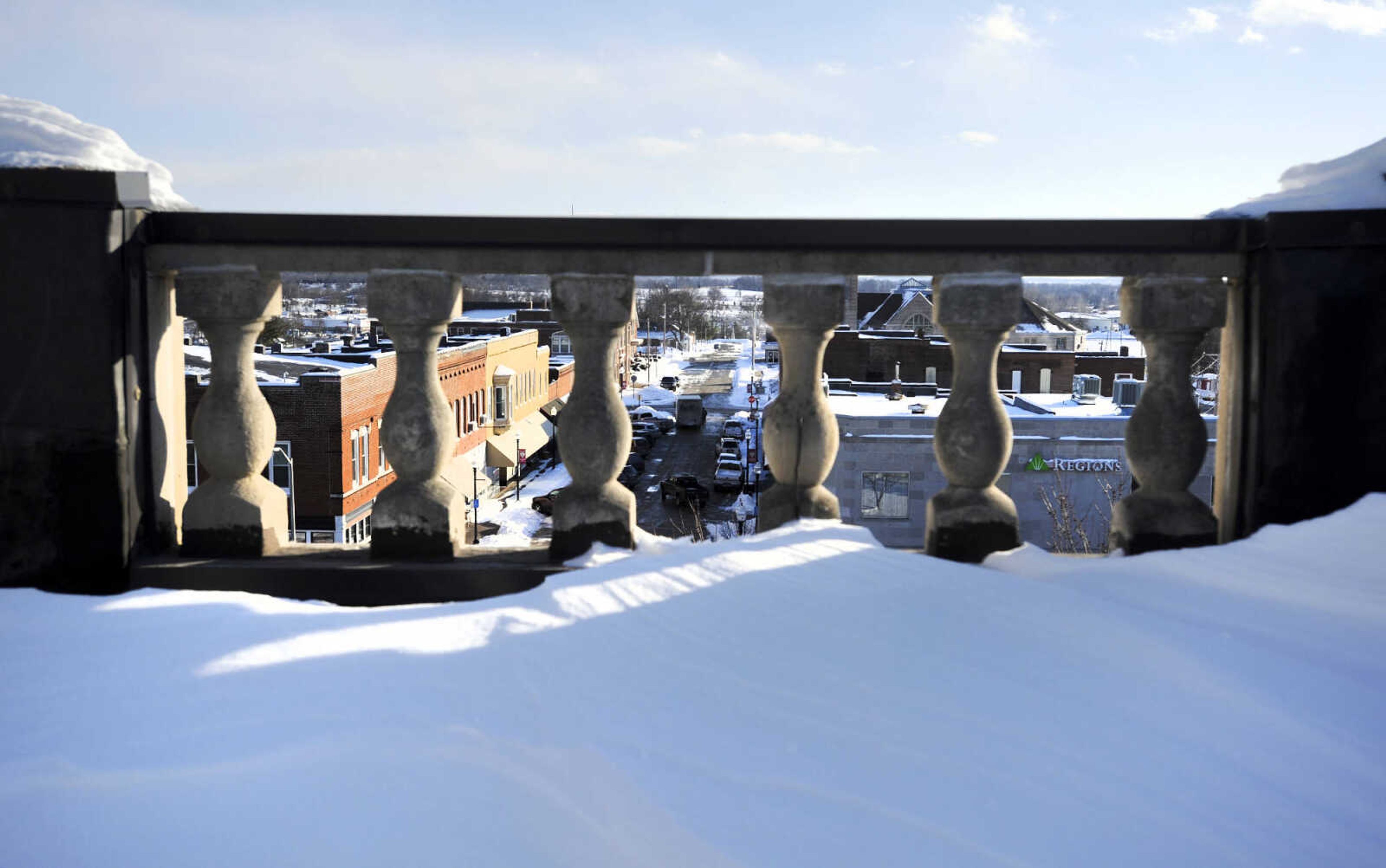 LAURA SIMON ~ lsimon@semissourian.com

A view from the roof of the Cape Girardeau County Courthouse in Jackson, Missouri, Wednesday, Feb. 18, 2015.