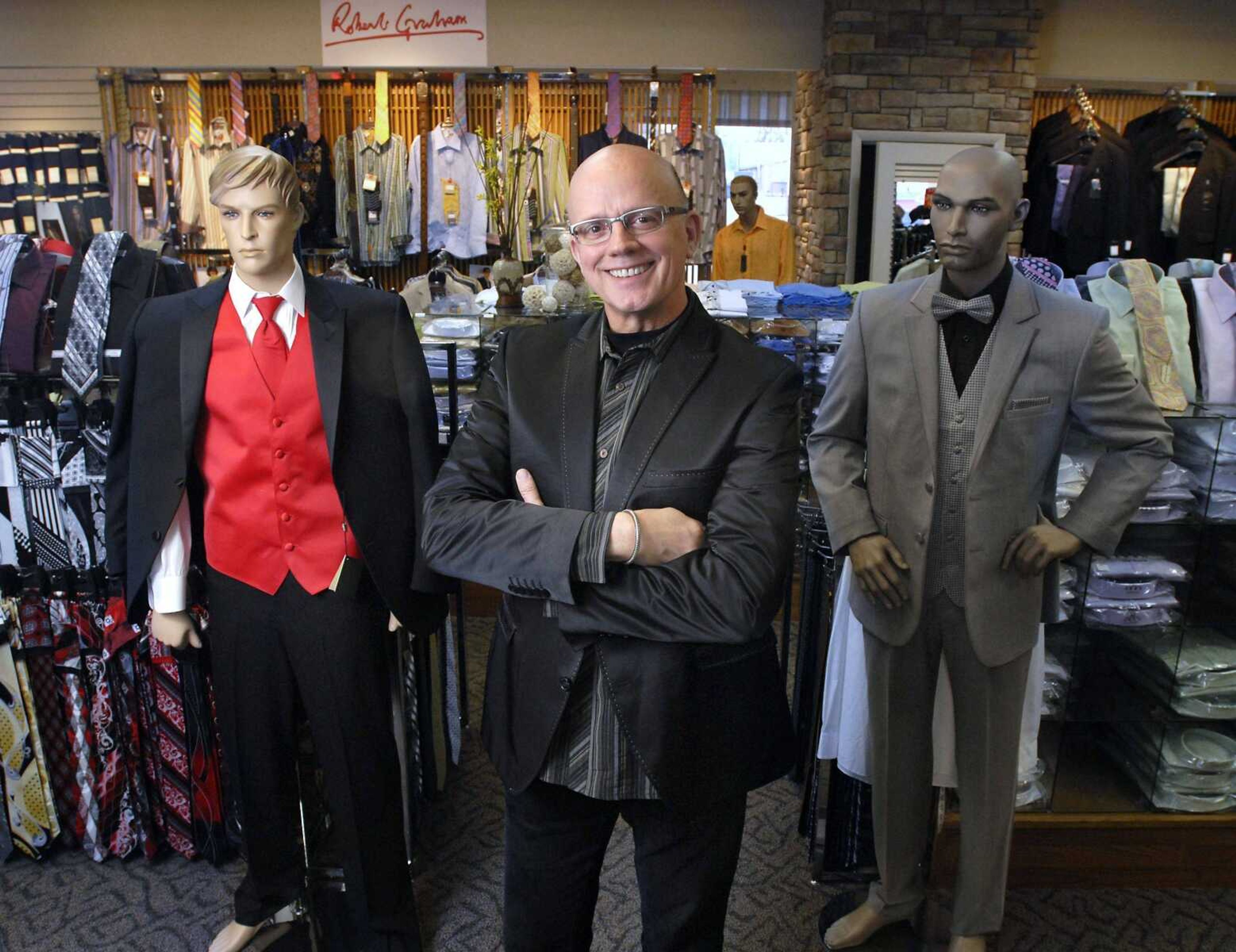 KRISTIN EBERTS ~ keberts@semissourian.com<br>Rodney Bridges is the owner of Garber's<br>Menswear in Cape Girardeau.