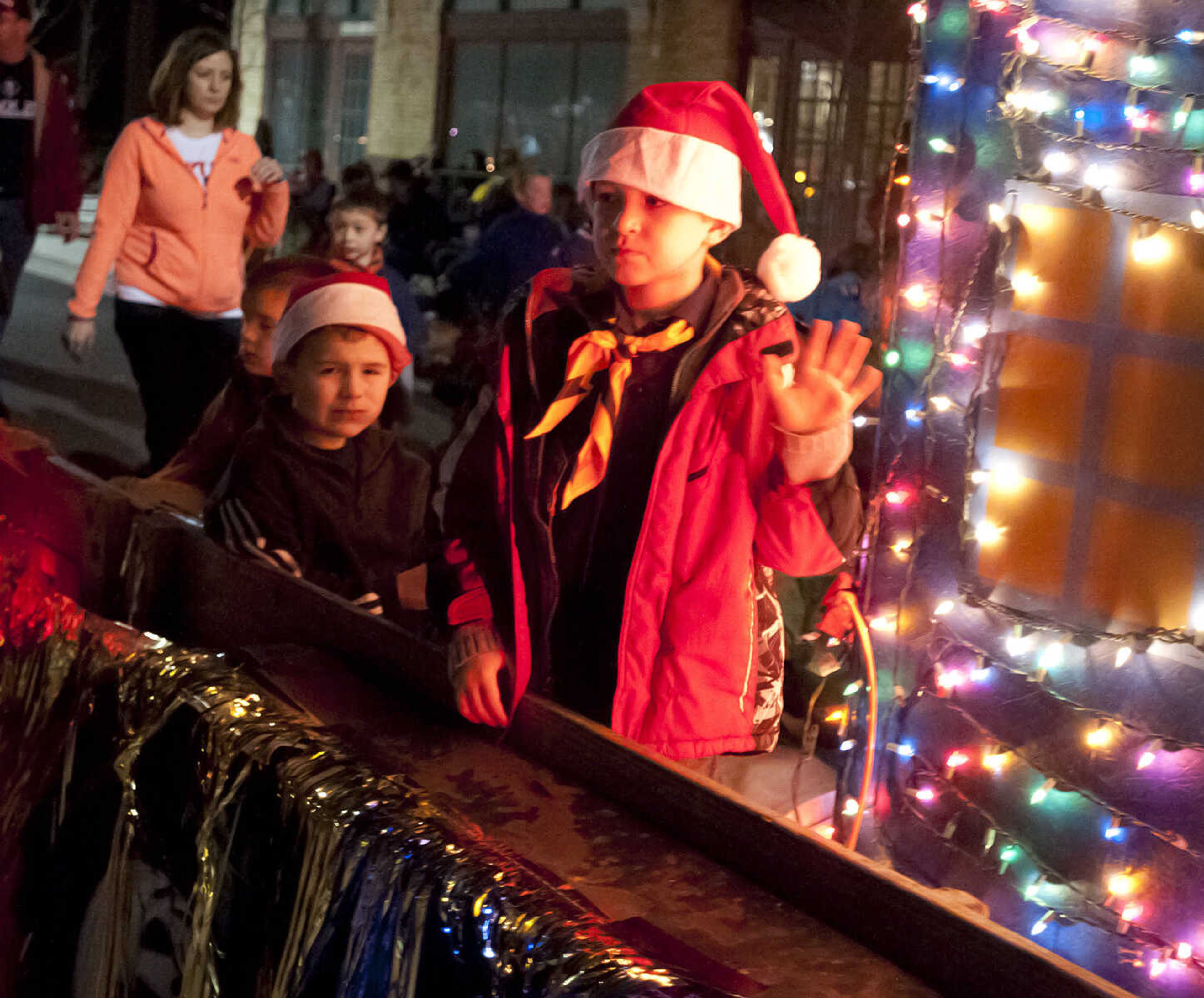 The 22nd Annual Parade of Lights Sunday, Dec. 1, in Cape Girardeau. The parade started at Capaha Park making its way down Broadway and Main Street. The theme for this year's parade was ŇChristmas Fun for Everyone.Ó