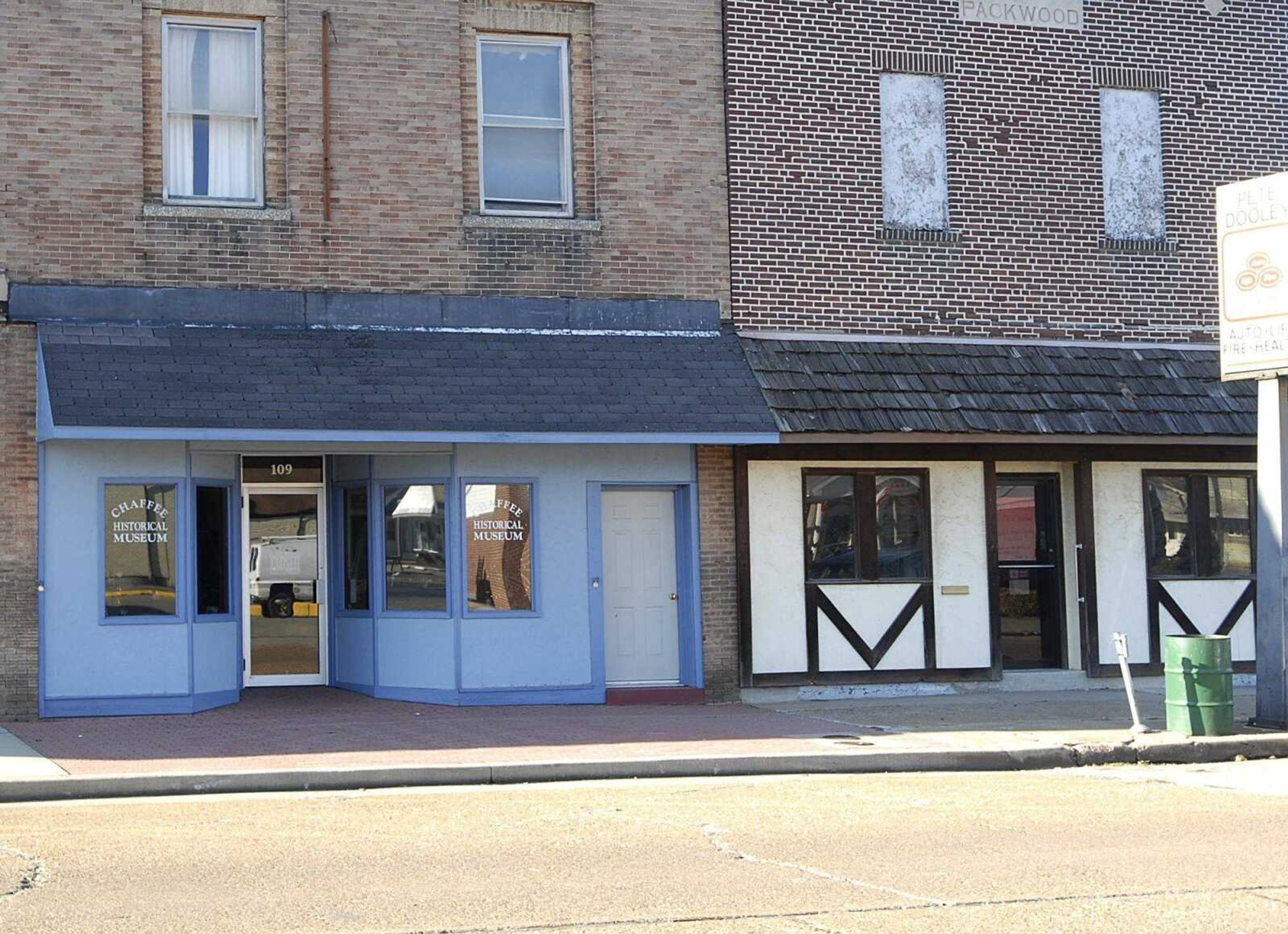 The building at 109 Main Street now houses the Chaffee Historical Museum. (Aaron Eisenhauer)