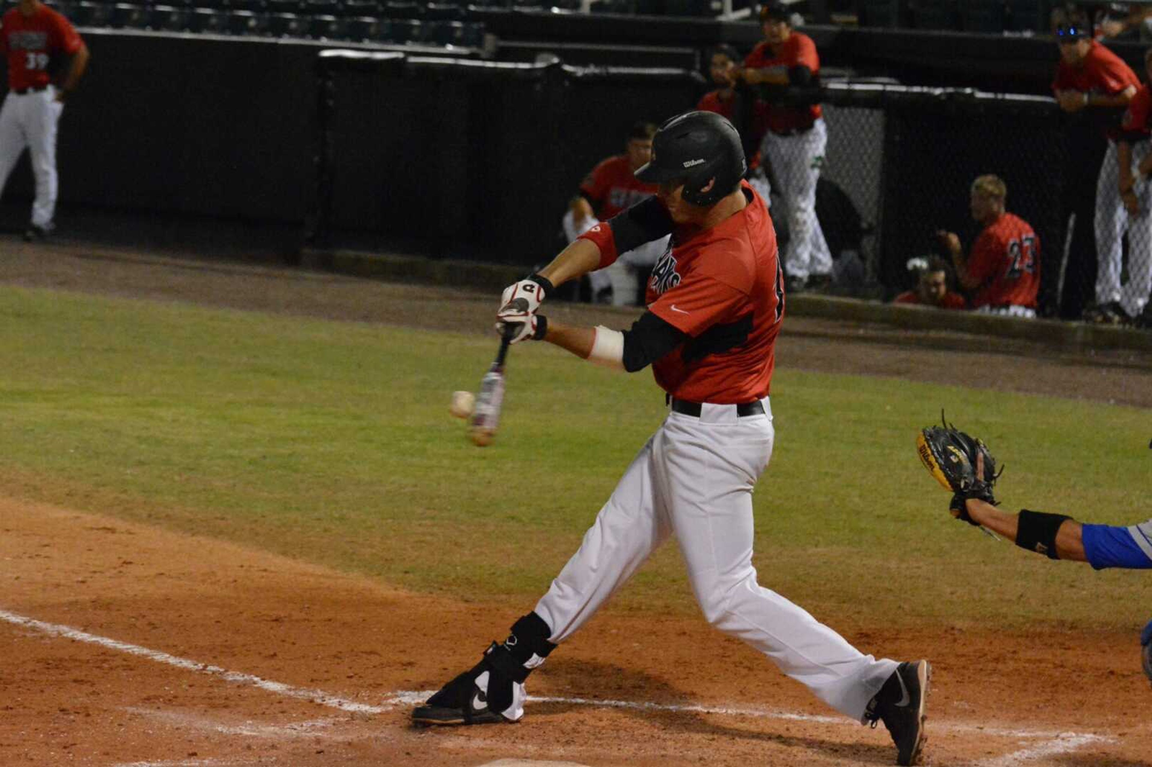 Southeast Missouri State&#8217;s Matt Tellor, the OVC Player of the Year, bats against Eastern Illinois during Thursday&#8217;s OVC tournament game in Jackson, Tenn. Southeast won 8-6. (WAYNE MCPHERSON ~ Special to Southeast Missourian)