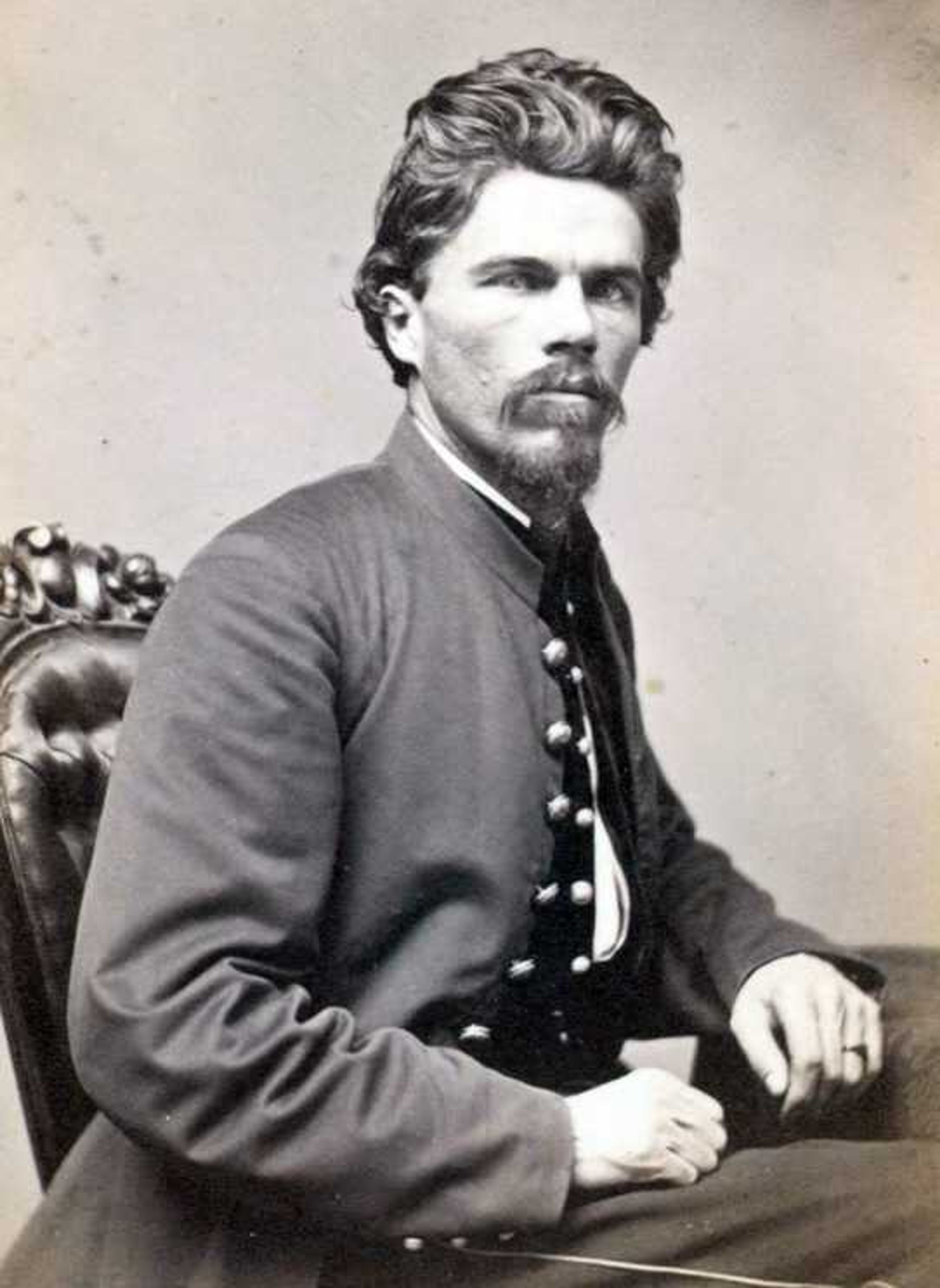 Dr. Thomas S. Hawley, 24, pictured in his Civil War Union uniform. Upon graduation from St. Louis Medical College in 1861, Hawley came directly to Cape Girardeau with the 11th Missouri Infantry as hospital steward, tending to the sick and dying at the Sherwood-Minton house hospital.