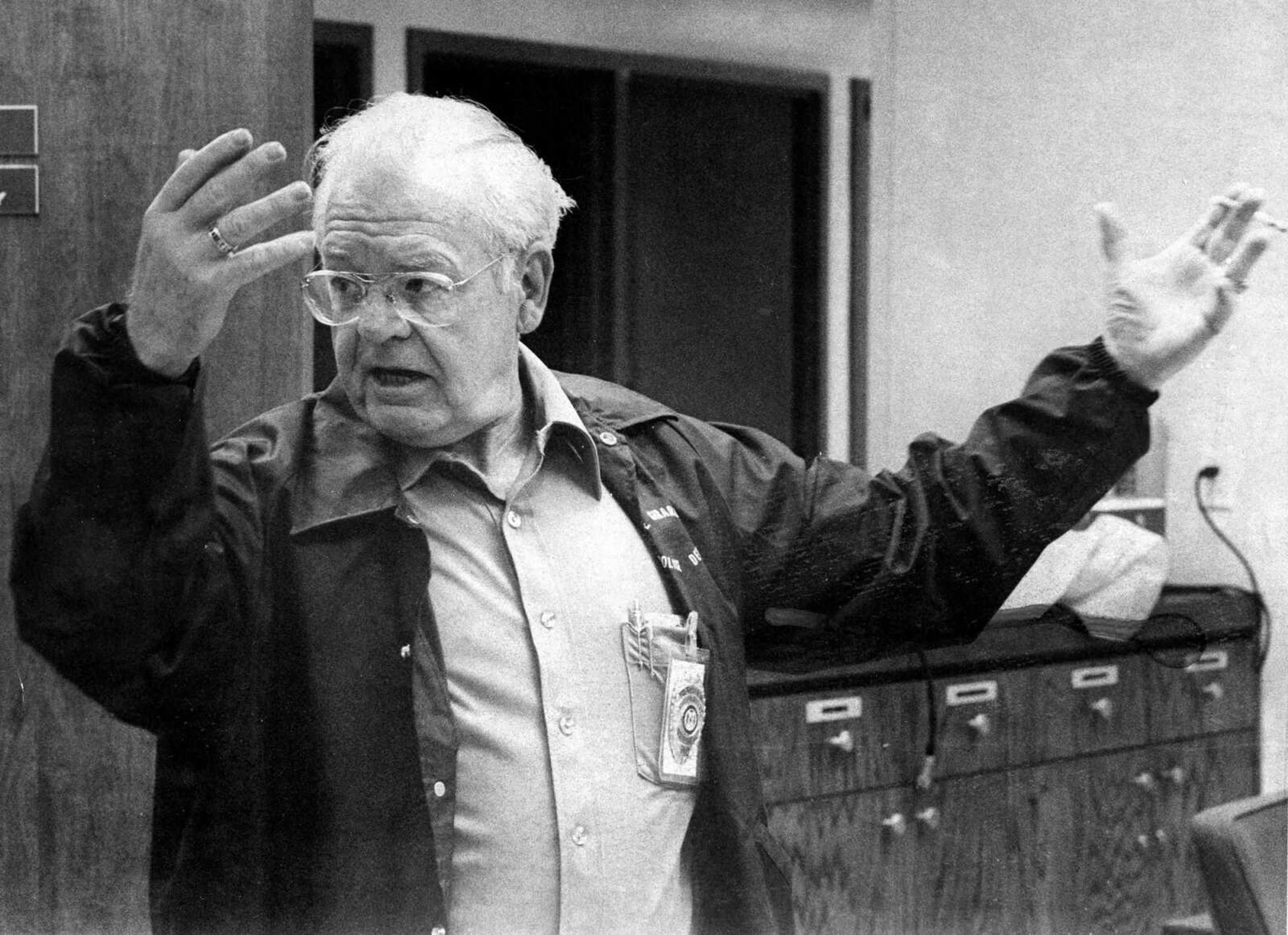 Former chief of the Cape Girardeau Police Department, Henry Gerecke, is seen in an archive photo from April 25, 1979.