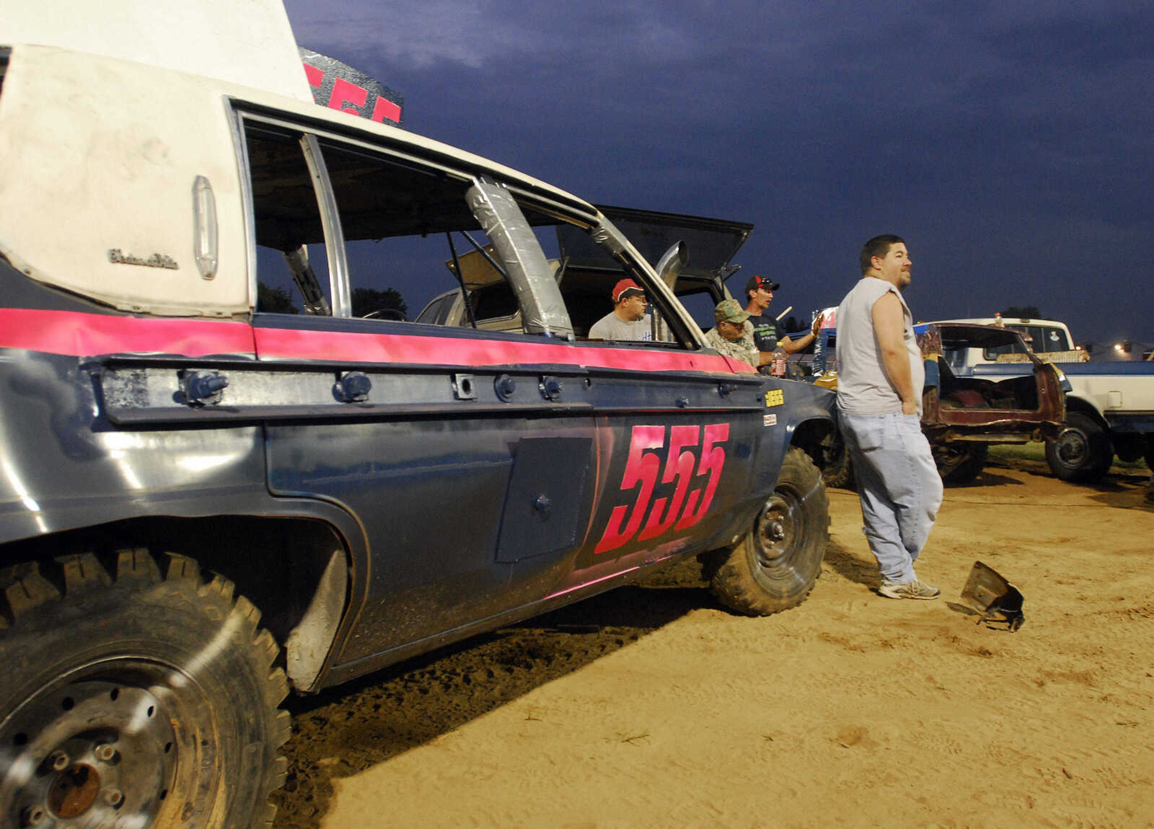 LAURA SIMON~lsimon@semissourian.com
The dual demolition derby at the 155th Annual SEMO District Fair Tuesday, September 14, 2010.