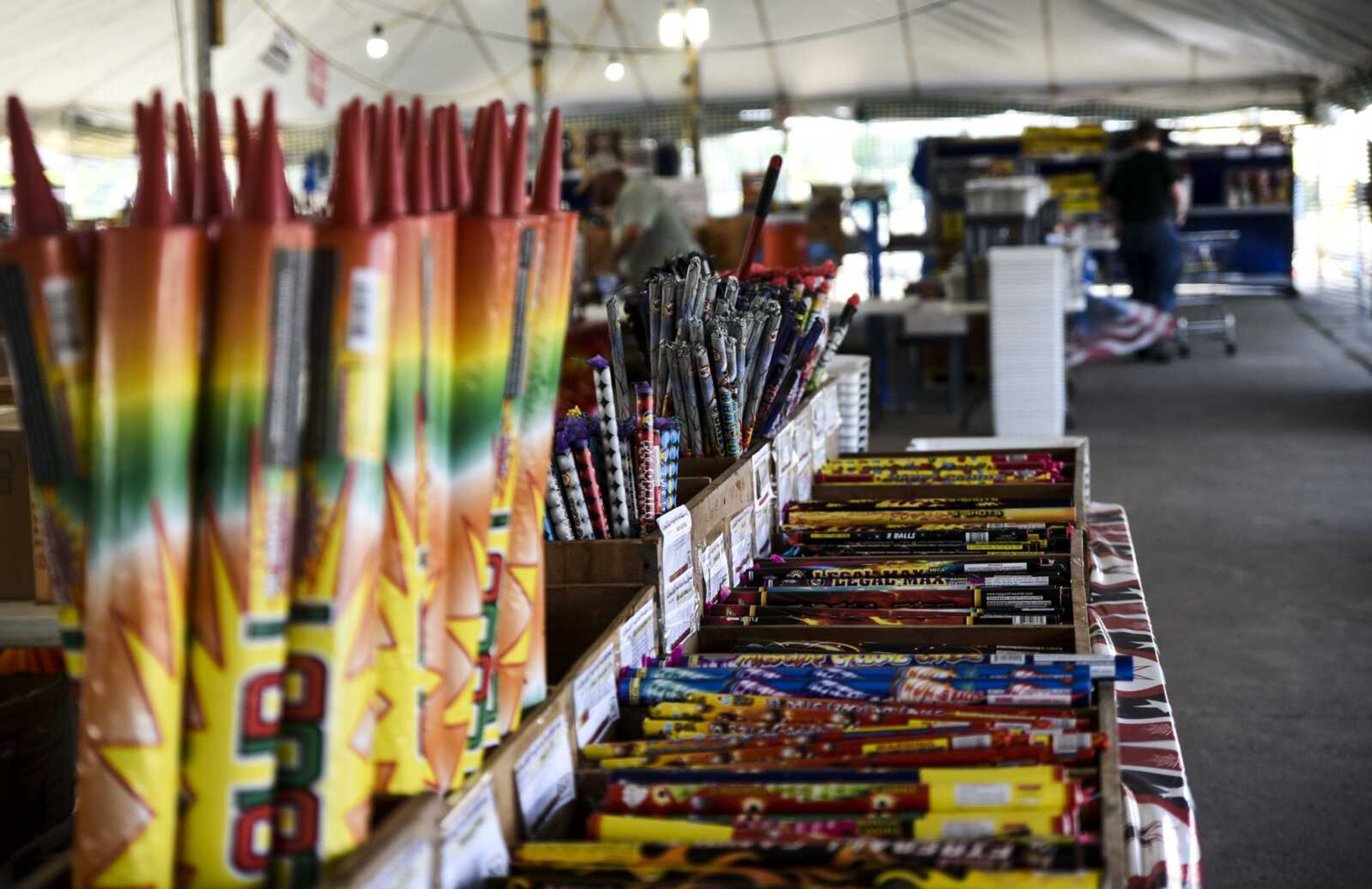 Fireworks for sale at Hoffman Family Fireworks on Friday in Cape Girardeau.