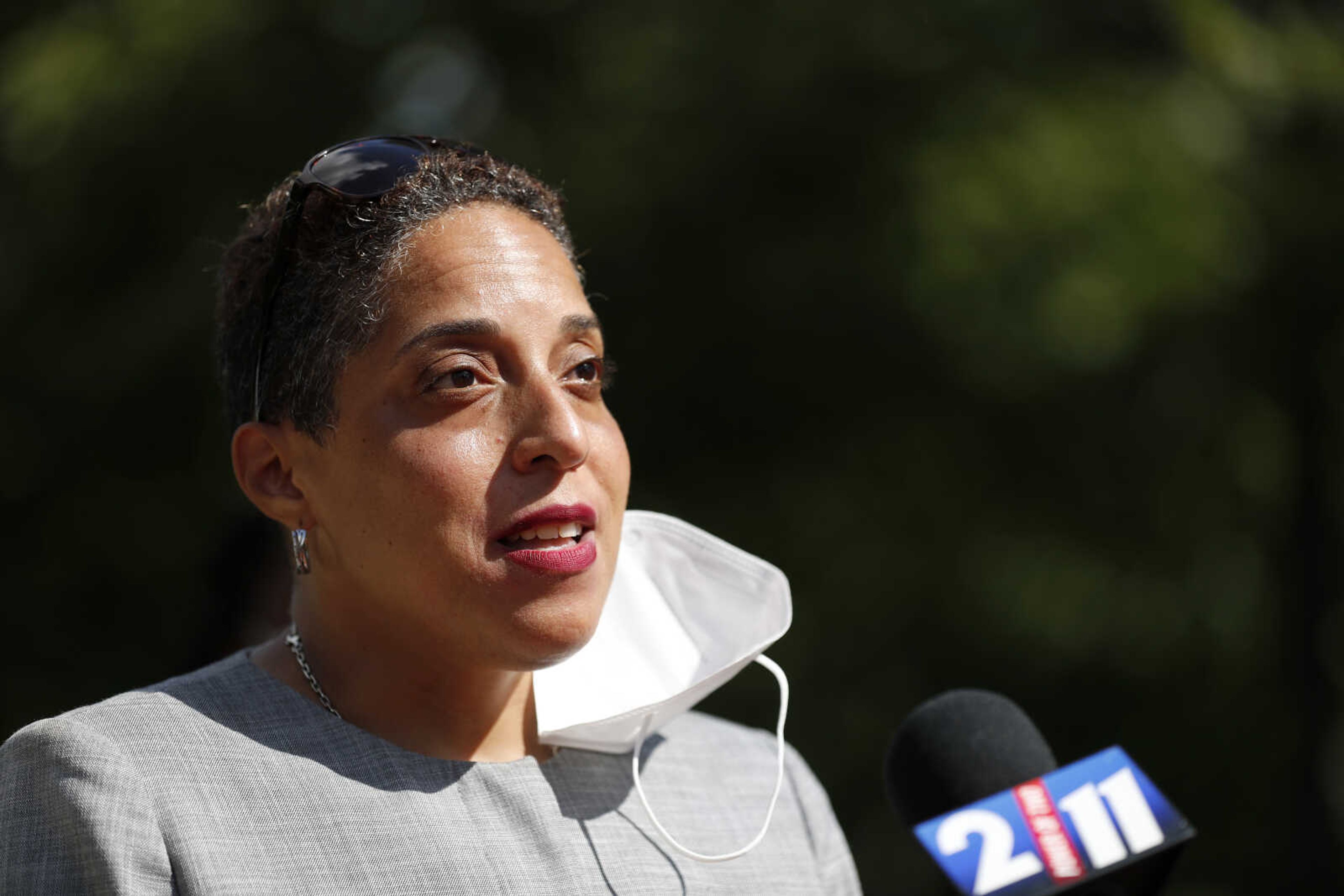 St. Louis Circuit Attorney Kim Gardner speaks at a news conference Aug. 5, 2020, in St. Louis. On Monday, Republican Missouri lawmakers criticized Gardner, advocating for a bill to appoint a special prosecutor to handle certain violent crimes for her after a teenage volleyball player from Tennessee lost her legs in a vehicle crash caused by a speeding driver facing felony charges.