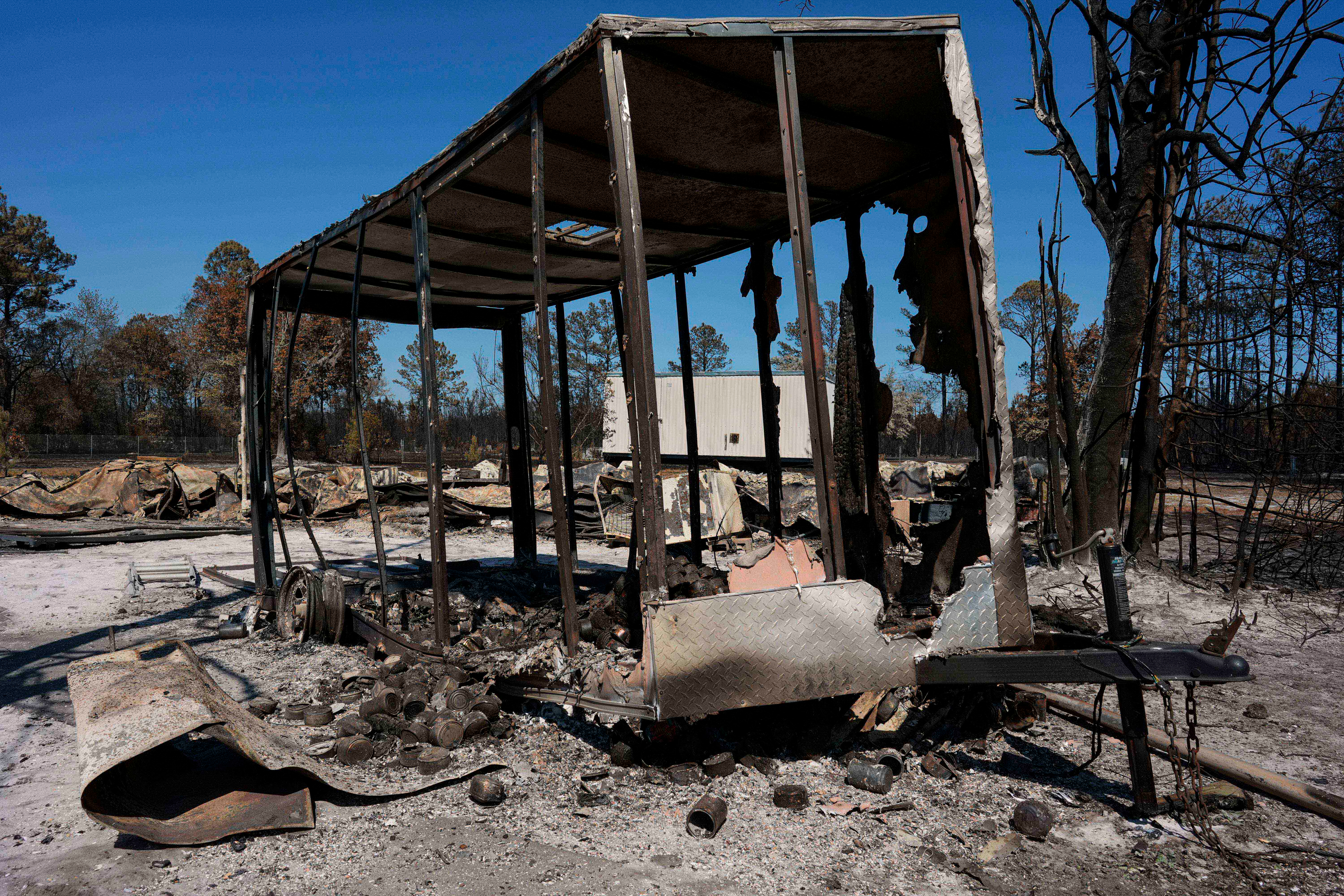 Georgia blaze shows how climate change has led to more wildf