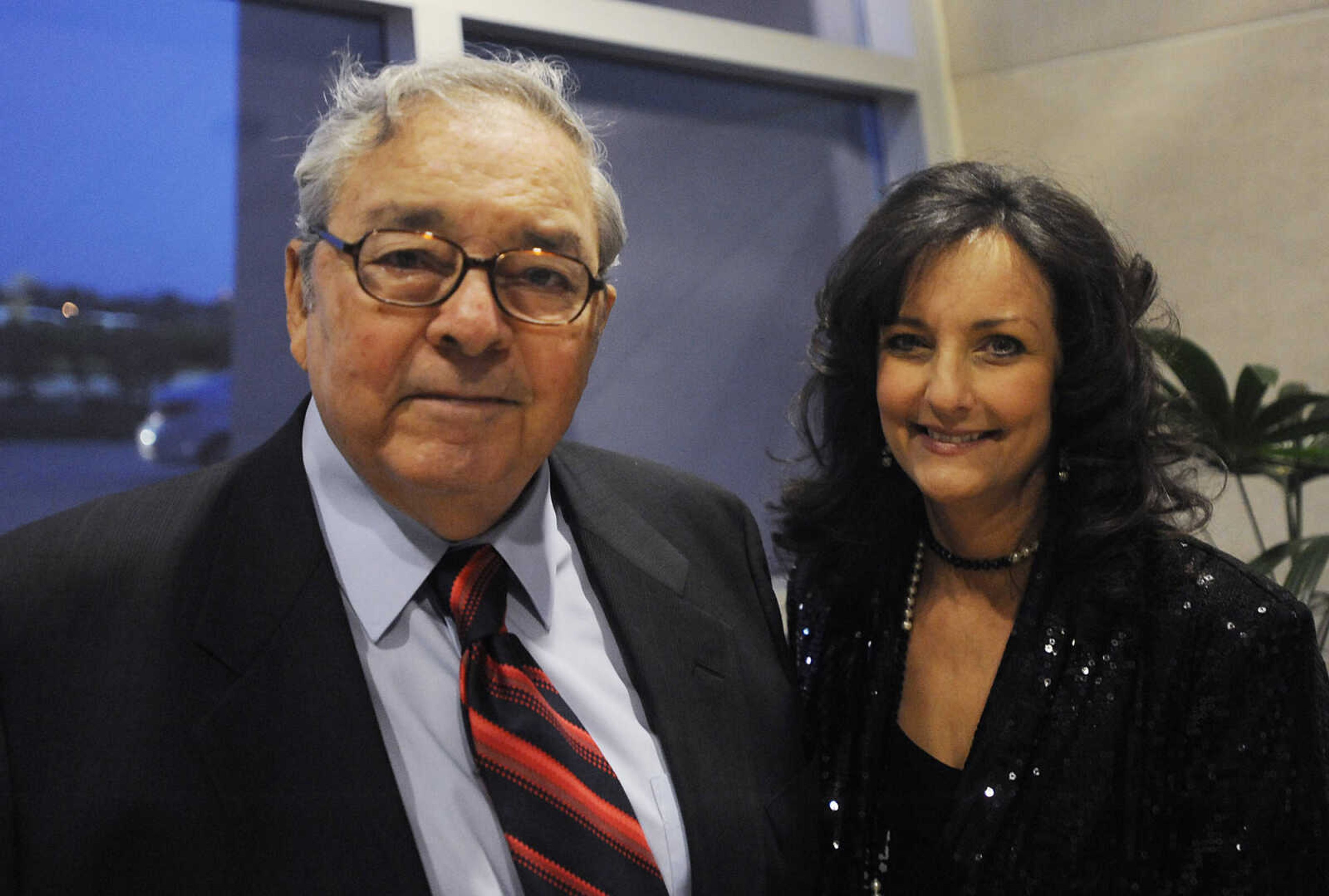 Gene Rhodes, left, and Elaine Beussink at a black tie fundraiser for the Tailor Institute Saturday, October 27, at the Southeast Cancer Center. The Tailor Institute helps individuals diagnosed with autism identify and use their special skills and learn to work and live independently. Dr. David Crowe, whose son Taylor is high-function on the autism spectrum, founded the institute in 2003.