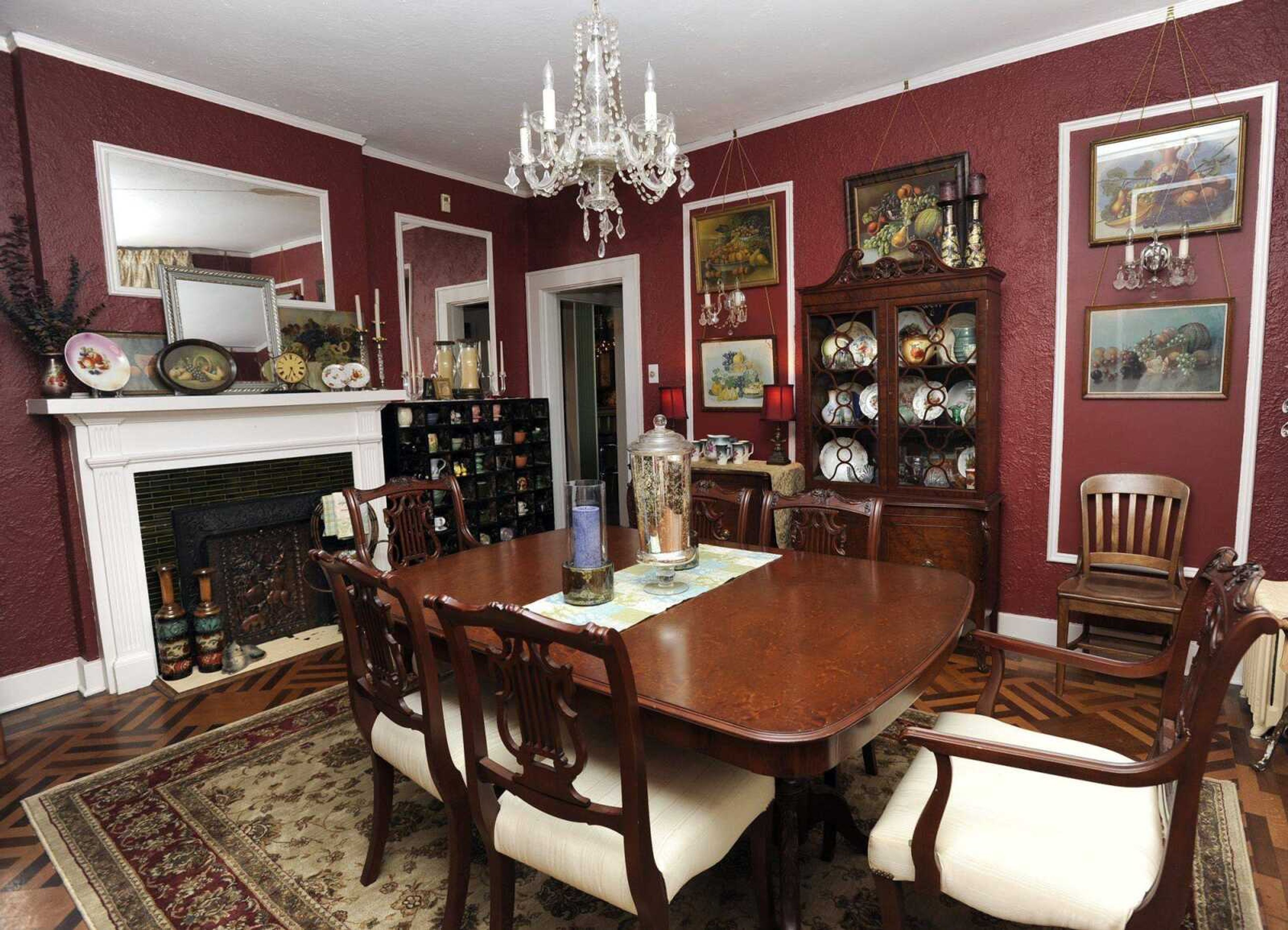 This is the dining room of the Bertrand home, one of seven homes featured on the Old Town Cape Home and Garden Tour. (Fred Lynch)