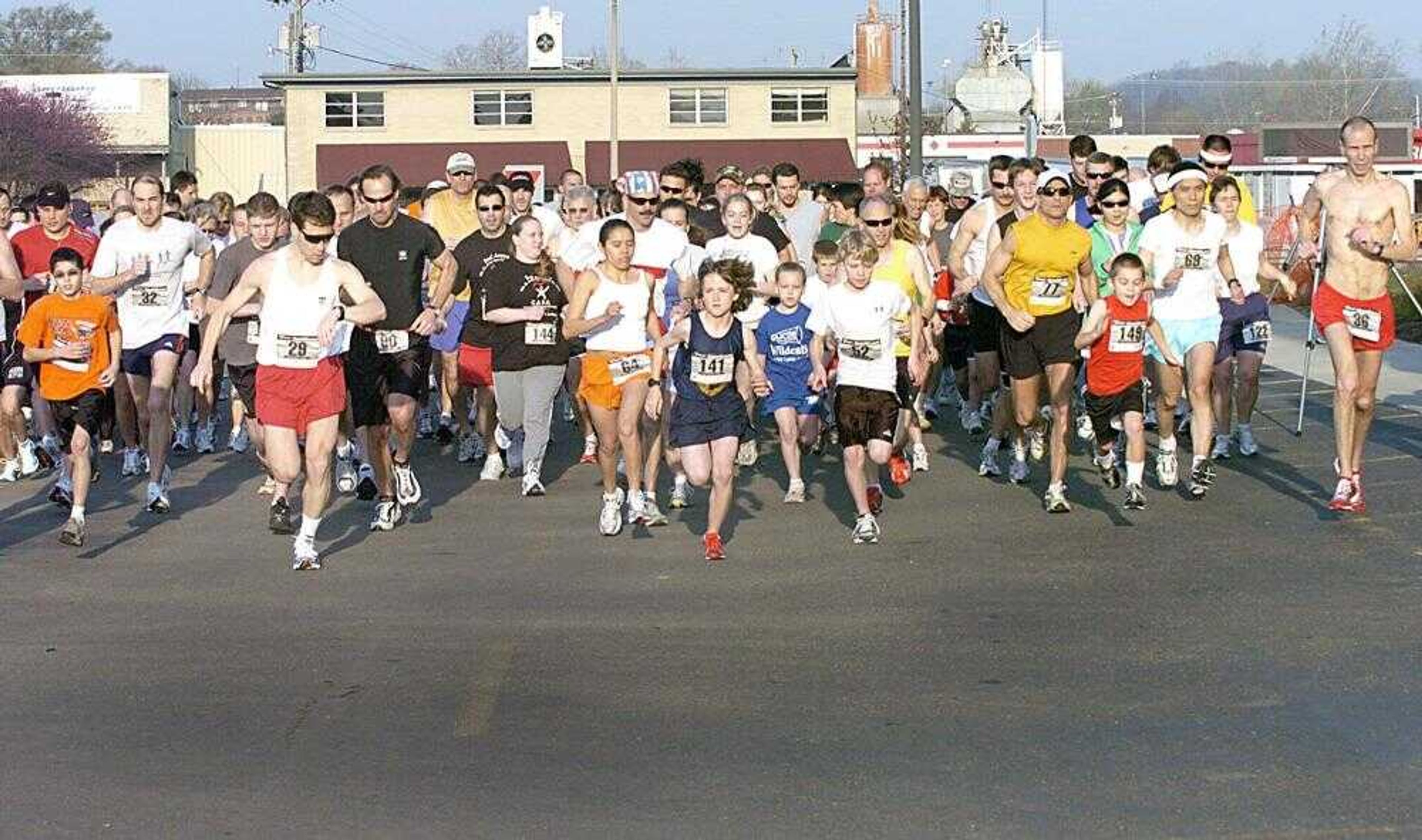 Runners started from HealthPoint Plaza in Cape Girardeau for the Court Appointed Special Advocates Run for a Child 5K and 10K runs early Saturday. (Kit Doyle)