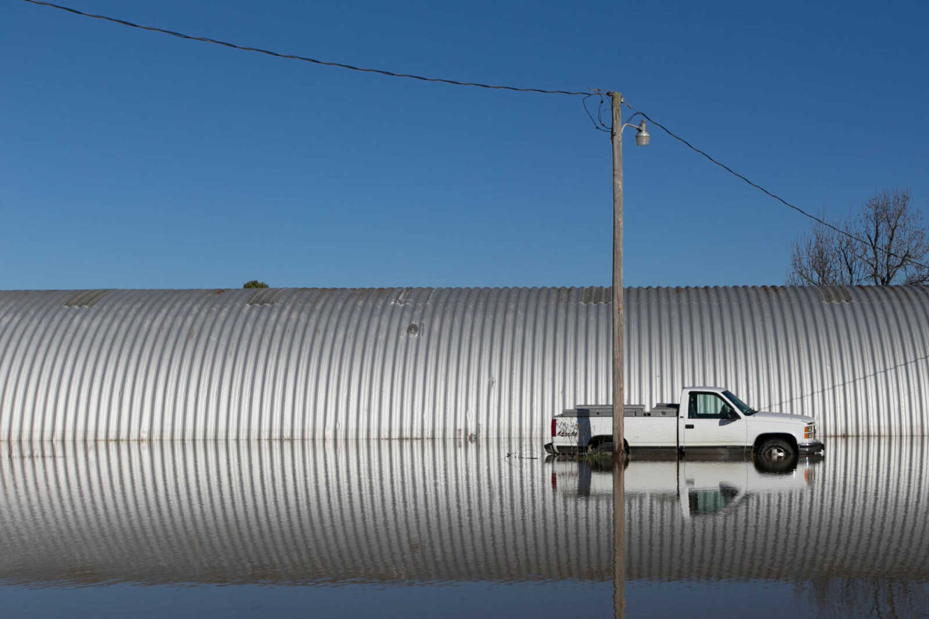 GLENN LANDBERG ~ glandberg@semissourian.com

Floodwaters continue to rise in Olive Branch, Illinois Friday, Jan. 1, 2016.