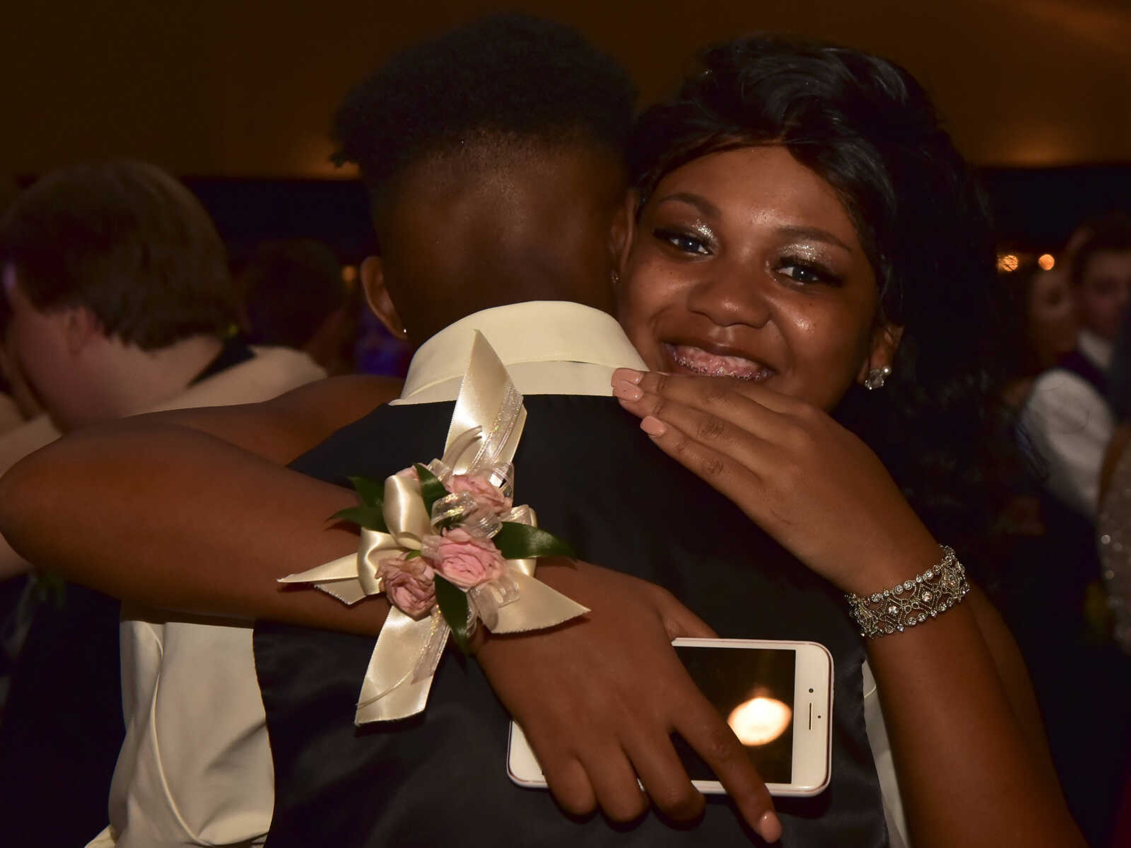 Cape Central students dance during the Cape Girardeau Central prom Saturday, April 29, 2017 at Ray's Plaza Conference Center in Cape Girardeau.