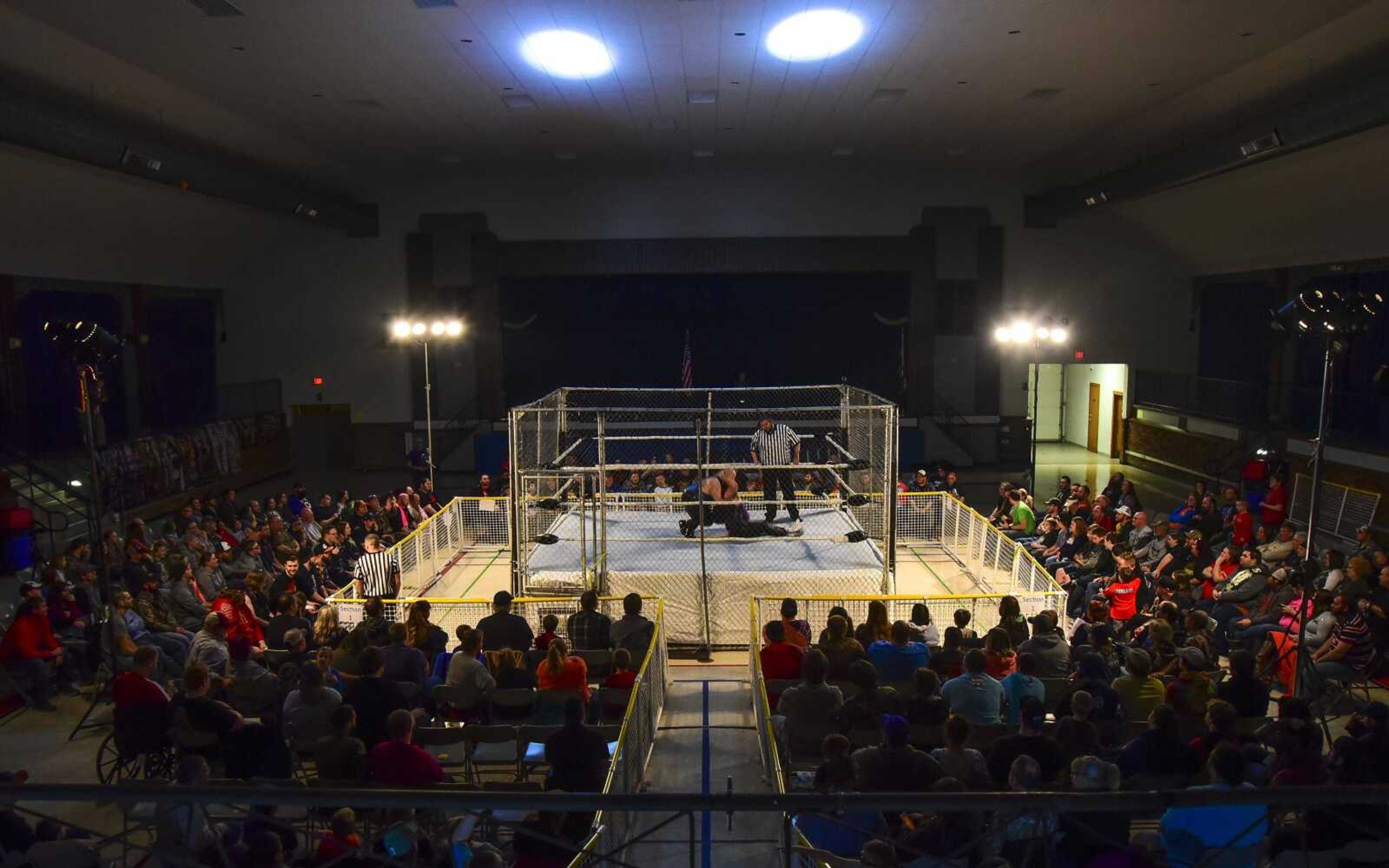 The Cape Championship Wrestling match Saturday at the Arena Building in Cape Girardeau.