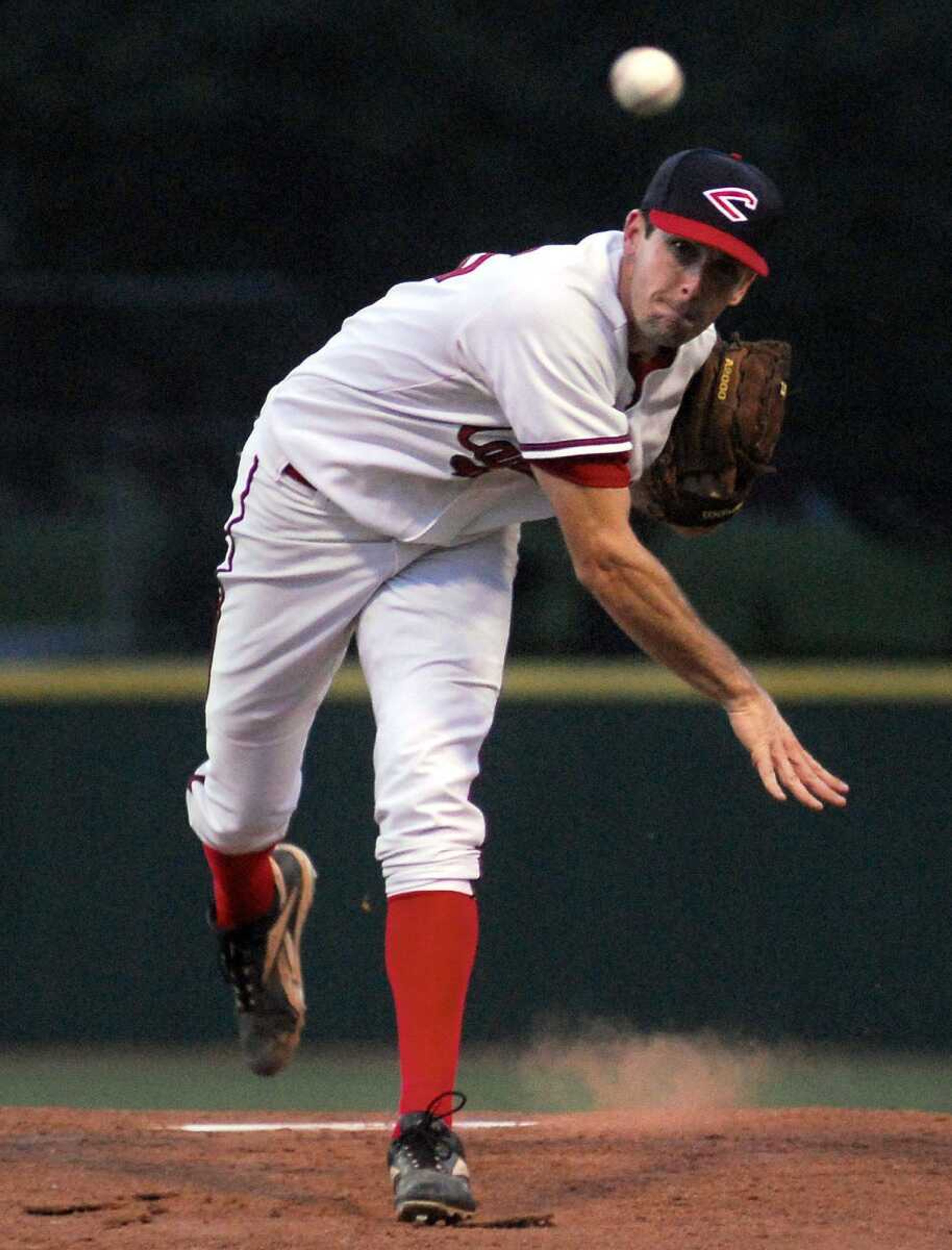 Pitcher Anthony Maupin is expected to get the start against the Seattle Studs when the Capahas open play today at the NBC World Series in Wichita, Kan. (Laura Simon)