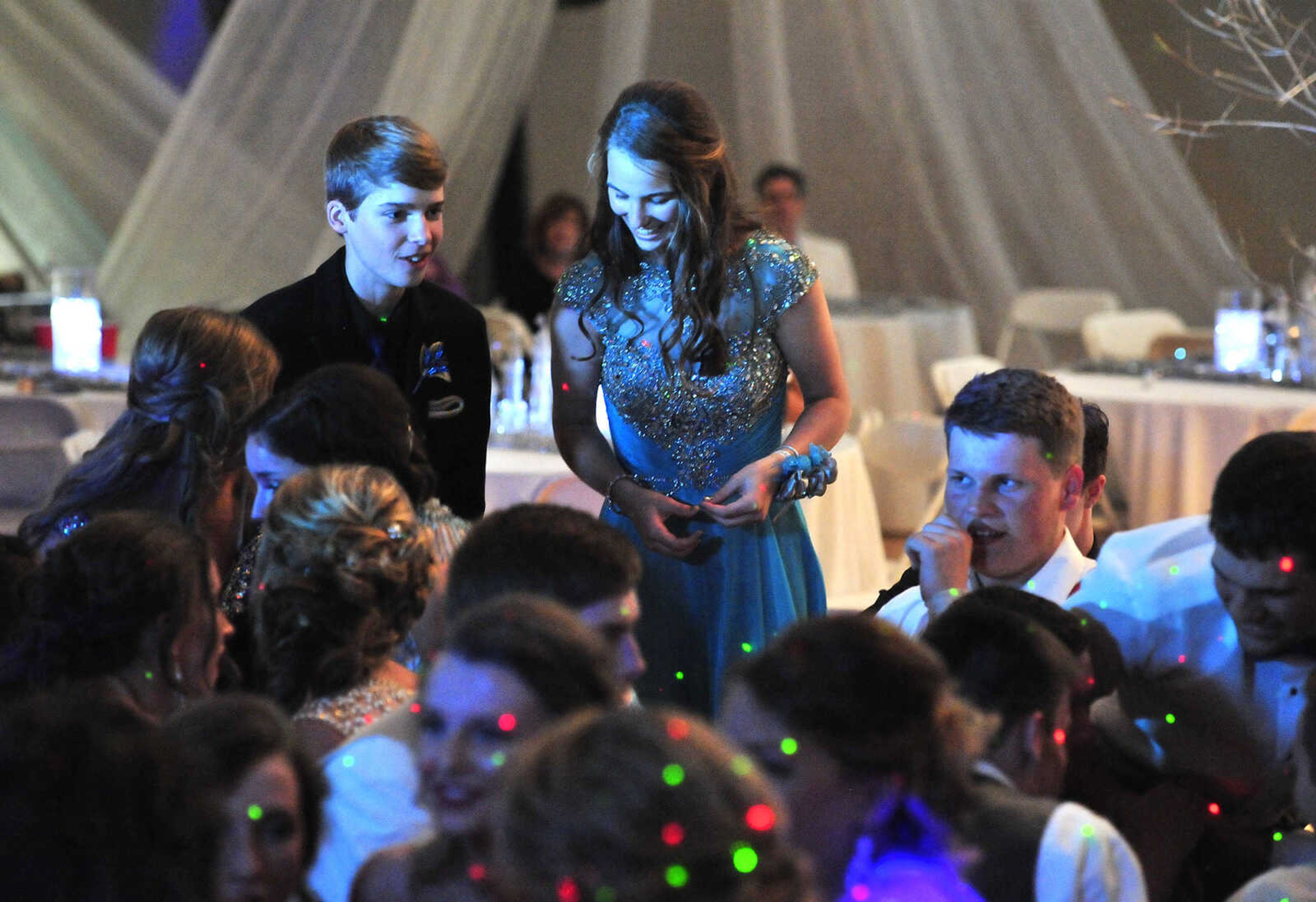 Oran students enjoy their prom Saturday, April 8 at Oran High School.