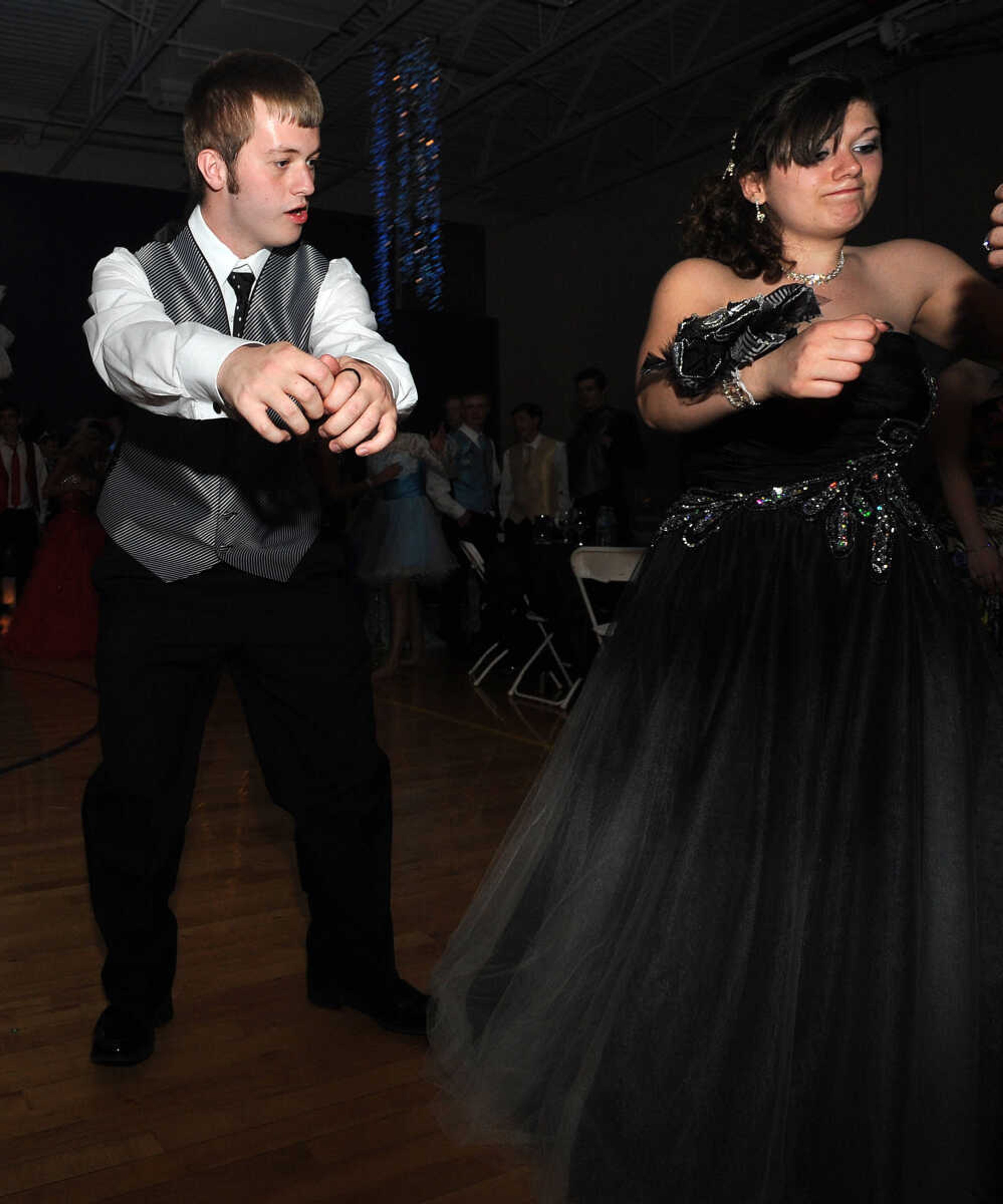 LAURA SIMON ~ lsimon@semissourian.com

Oran High School held its prom Saturday night, April 12, 2014, inside the school's gymnasium.