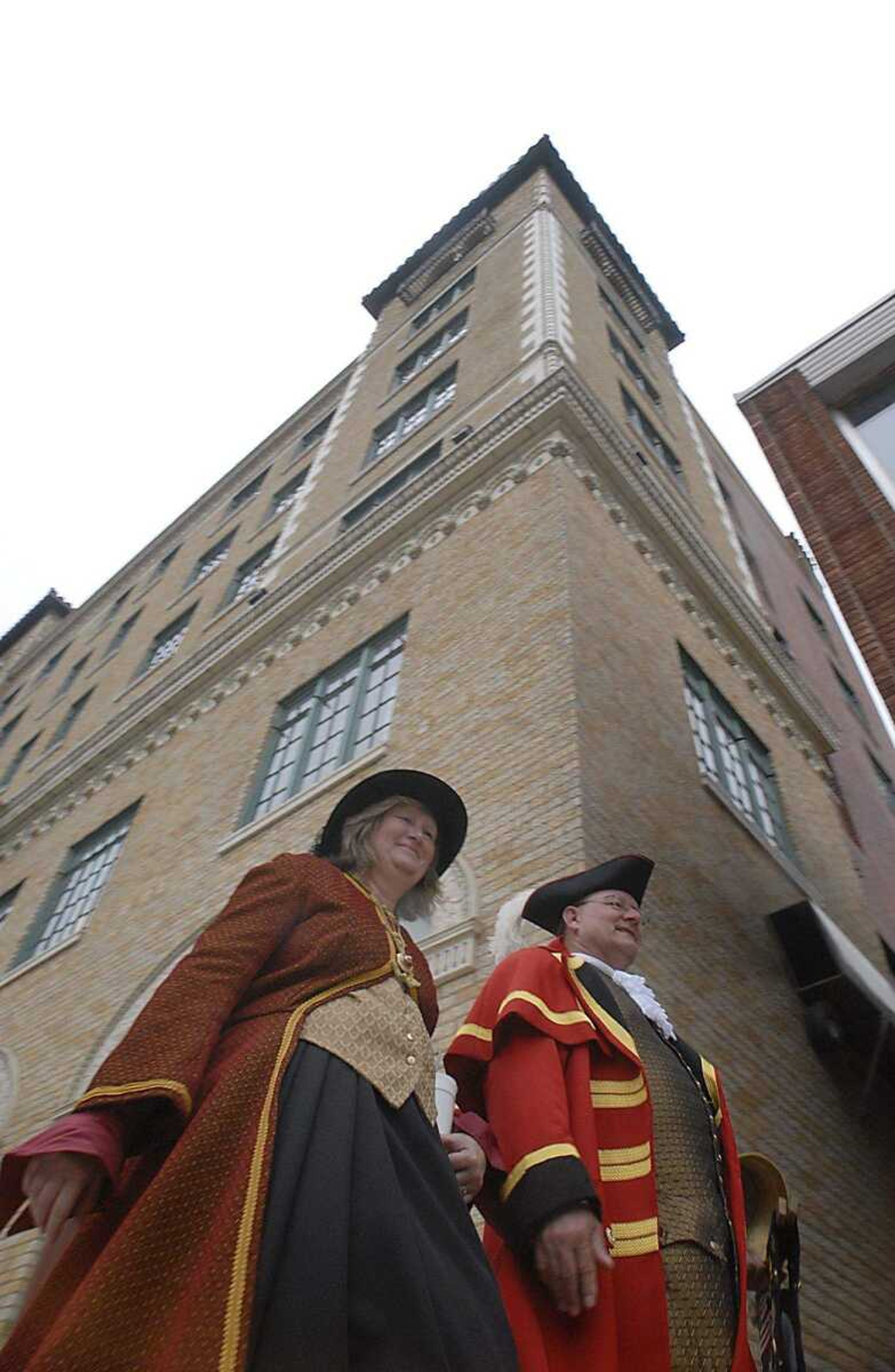 KIT DOYLE ~ kdoyle@semissourian.com
Historic Preservation Month was marked Friday, May 9, 2008, with the "This Place Matters" walking tour of historic buildings in downtown Cape Girardeau.