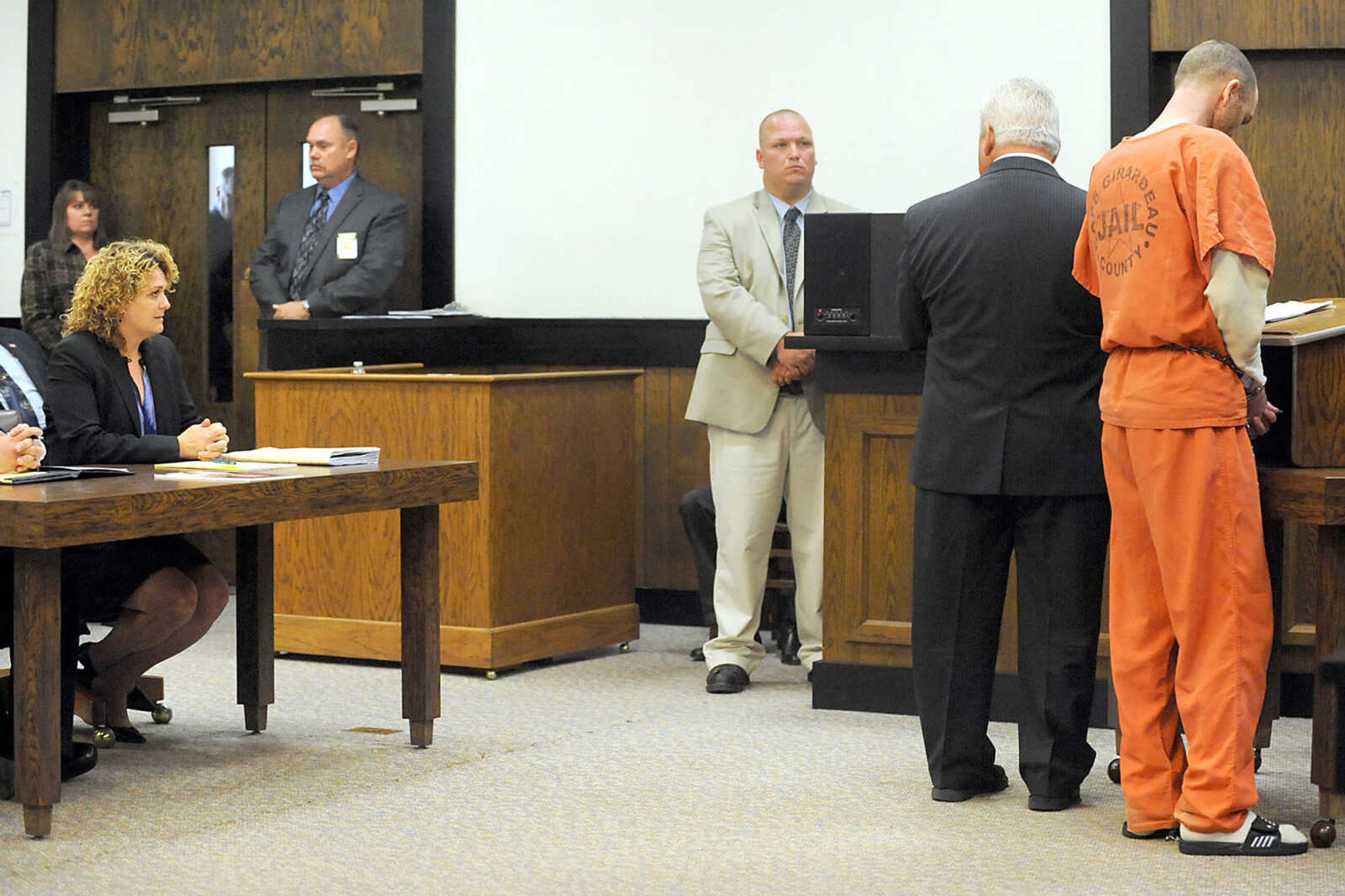 LAURA SIMON ~ lsimon@semissourian.com 
Assistant prosecutor Angel Woodruff addresses the courtroom, Thursday, June 6, 2013, at the Cape Girardeau County Courthouse. Clay Waller pleaded guilty to second-degree murder for the death of his wife, Jacque Waller. Jacque Waller went missing June 1, 2011. Her body was found last Wednesday in Southern Illinois.