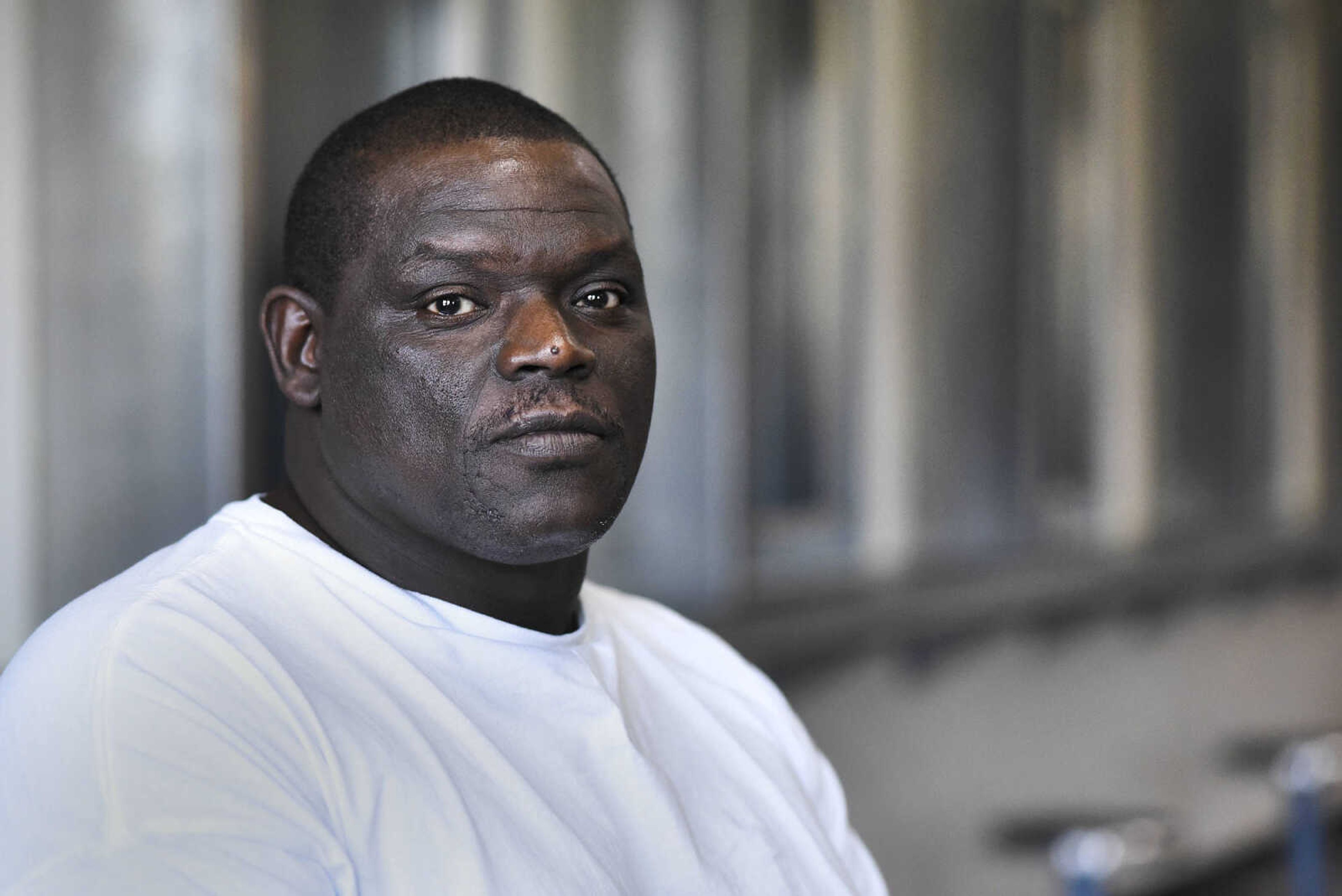 LAURA SIMON ~ lsimon@semissourian.com

David Robinson poses for a portrait in the visiting area inside Jefferson City Correctional Center in September.