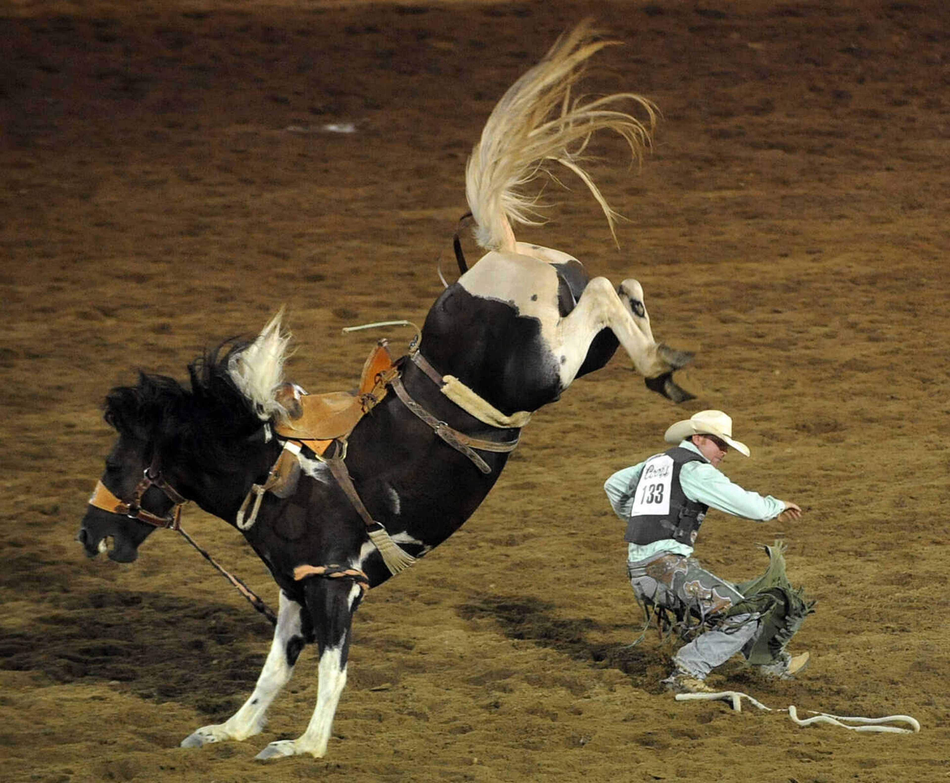 LAURA SIMON ~ lsimon@semissourian.com
The Jaycee Bootheel Rodeo Wednesday night, Aug. 8, 2012 in Sikeston, Mo.