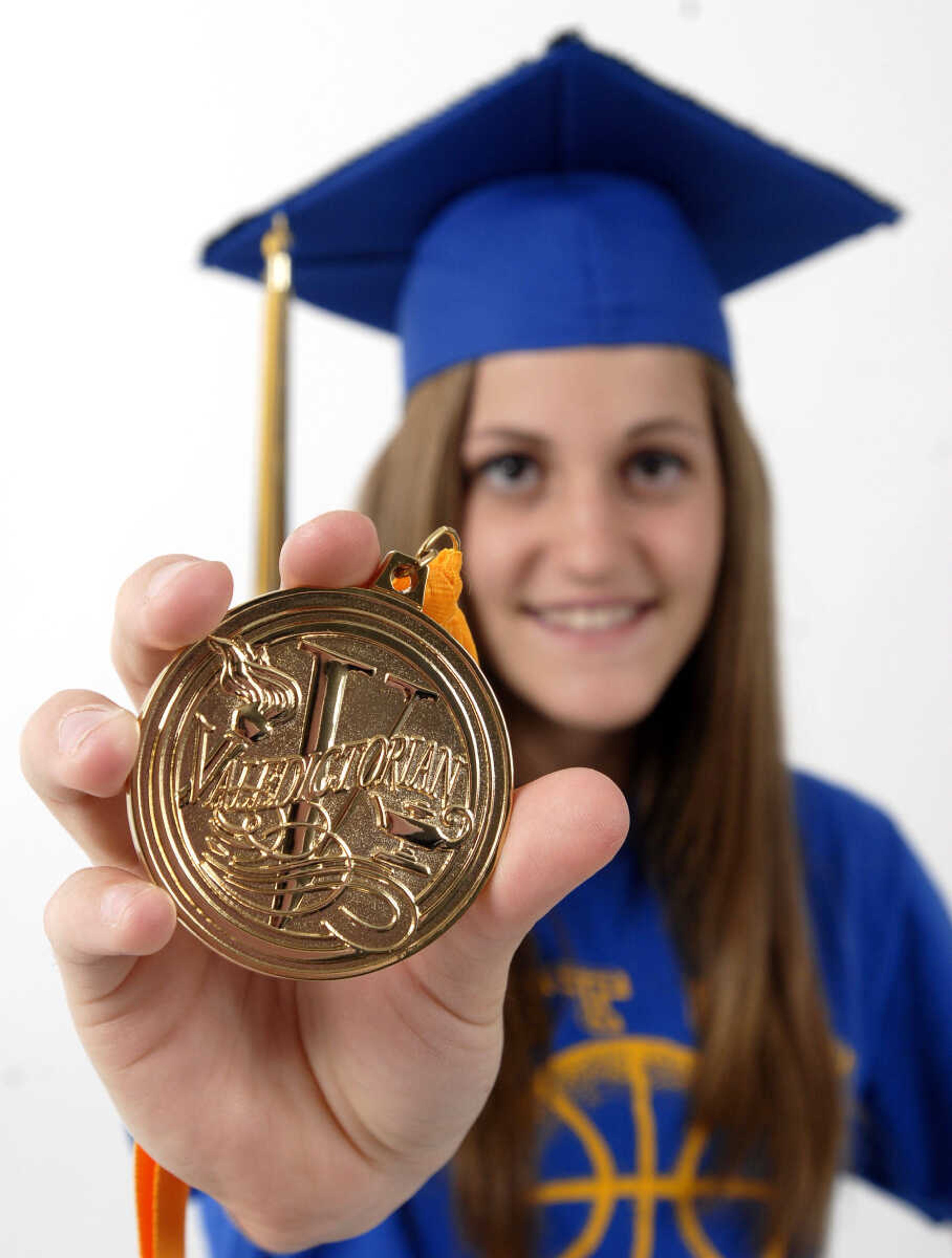 LAURA SIMON~lsimon@semissourian.com
Scott City High School Class of 2011 valedictorian Stacey Heisserer.