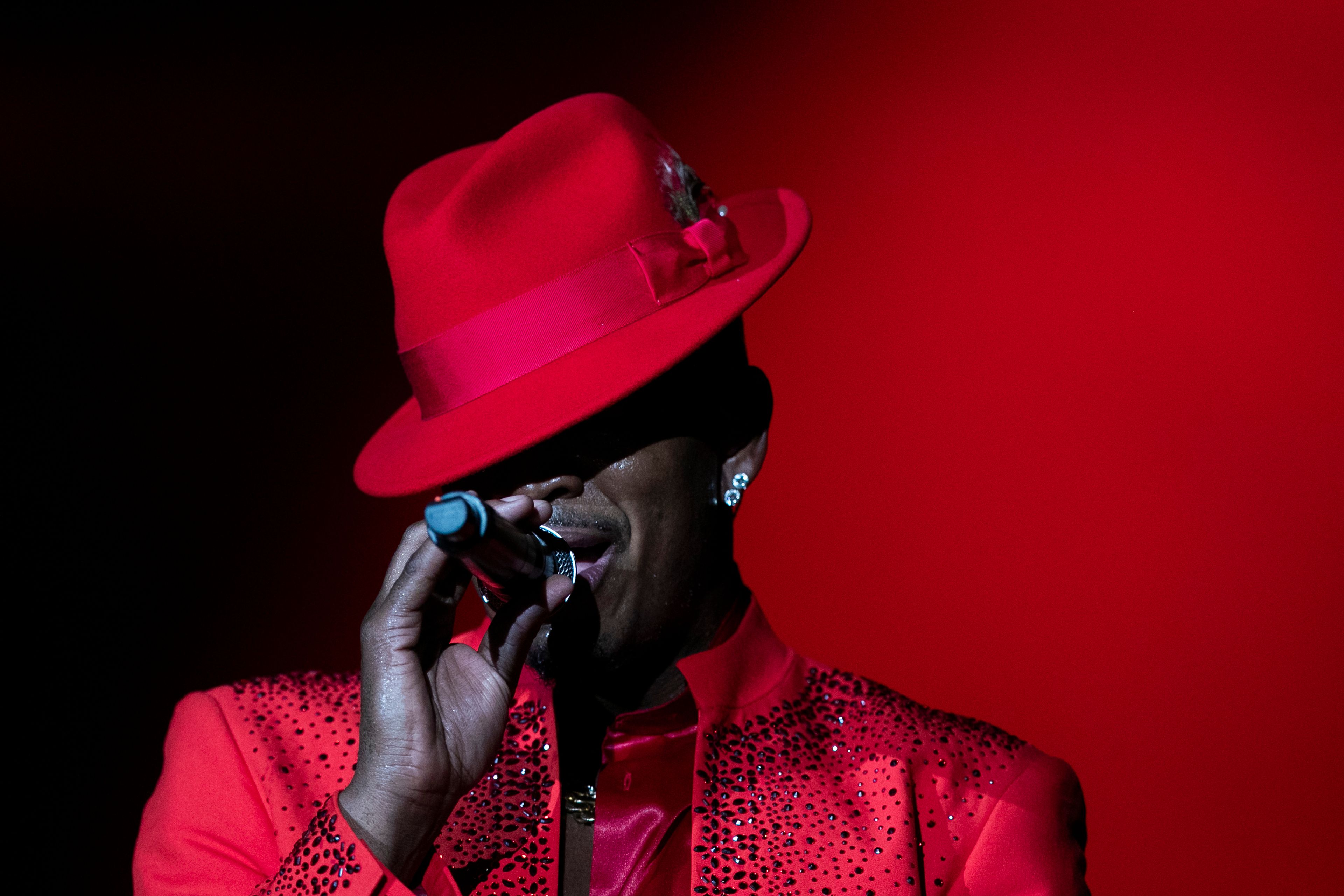 American singer Ne-Yo performs at the Rock in Rio music festival in Rio de Janeiro, Sunday, Sept. 22, 2024. (AP Photo/Bruna Prado)