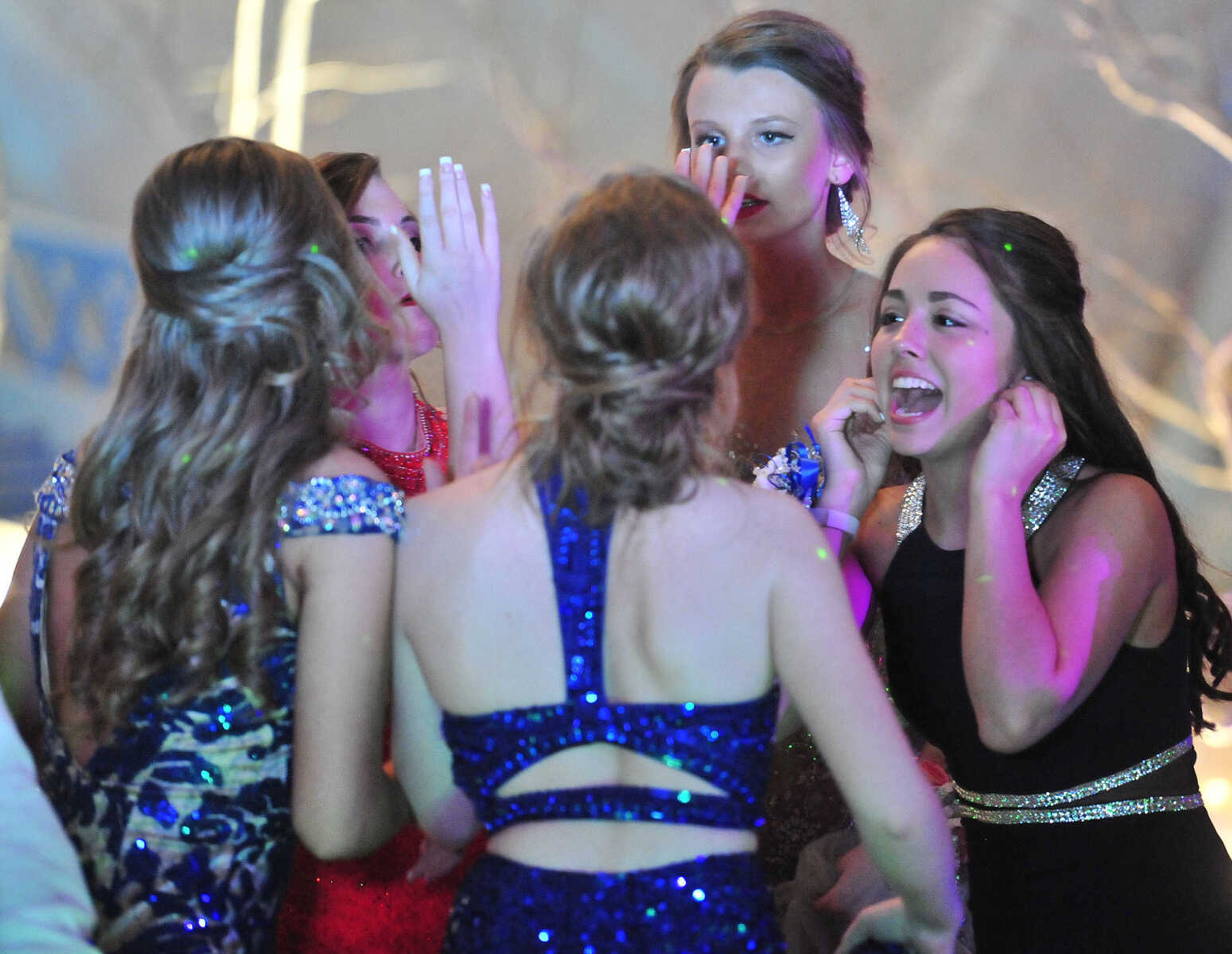 Oran students enjoy their prom Saturday, April 8 at Oran High School.