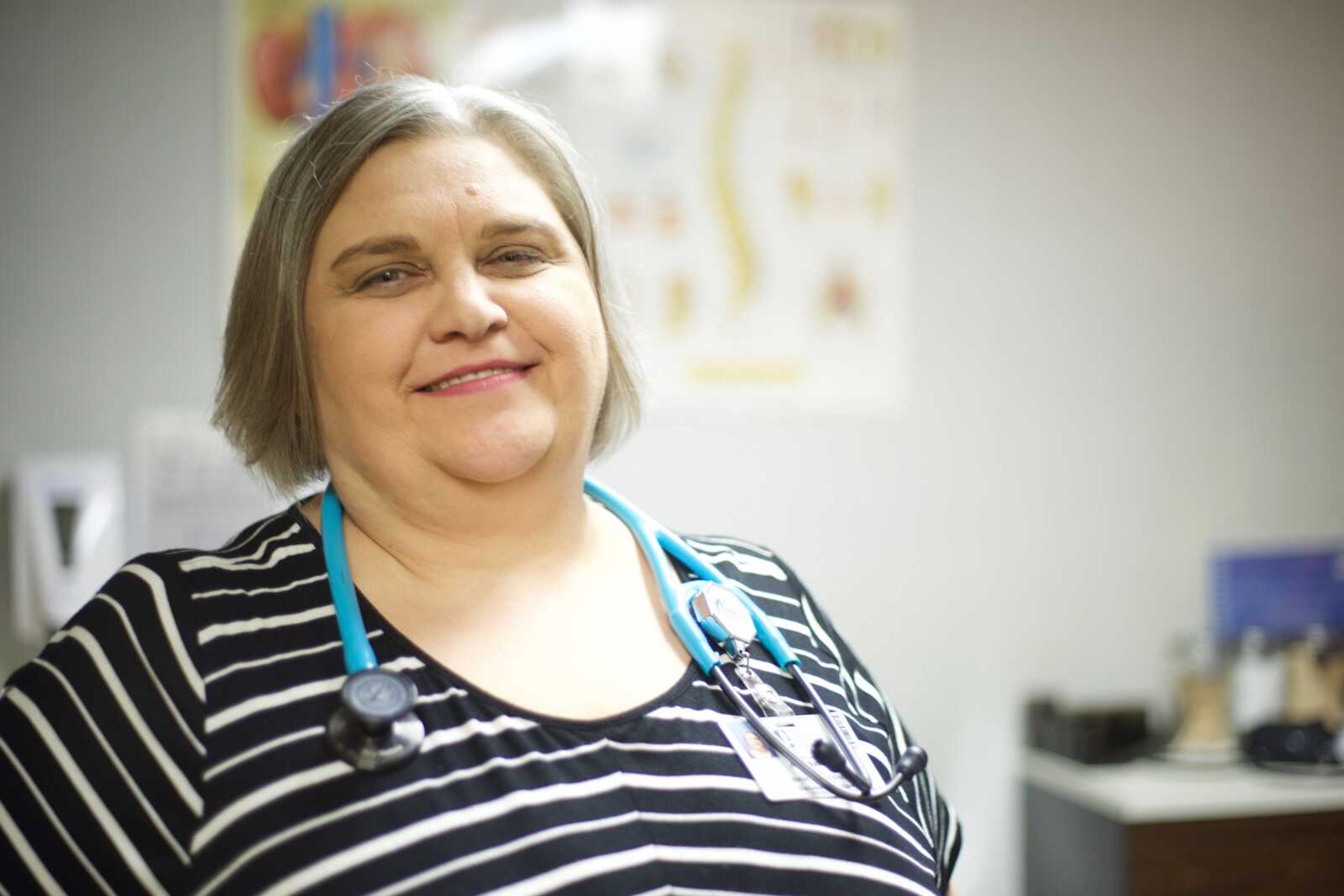 Amy Watkins, a Nurse practitioner at Charleston Family Care in Charleston, Missouri.