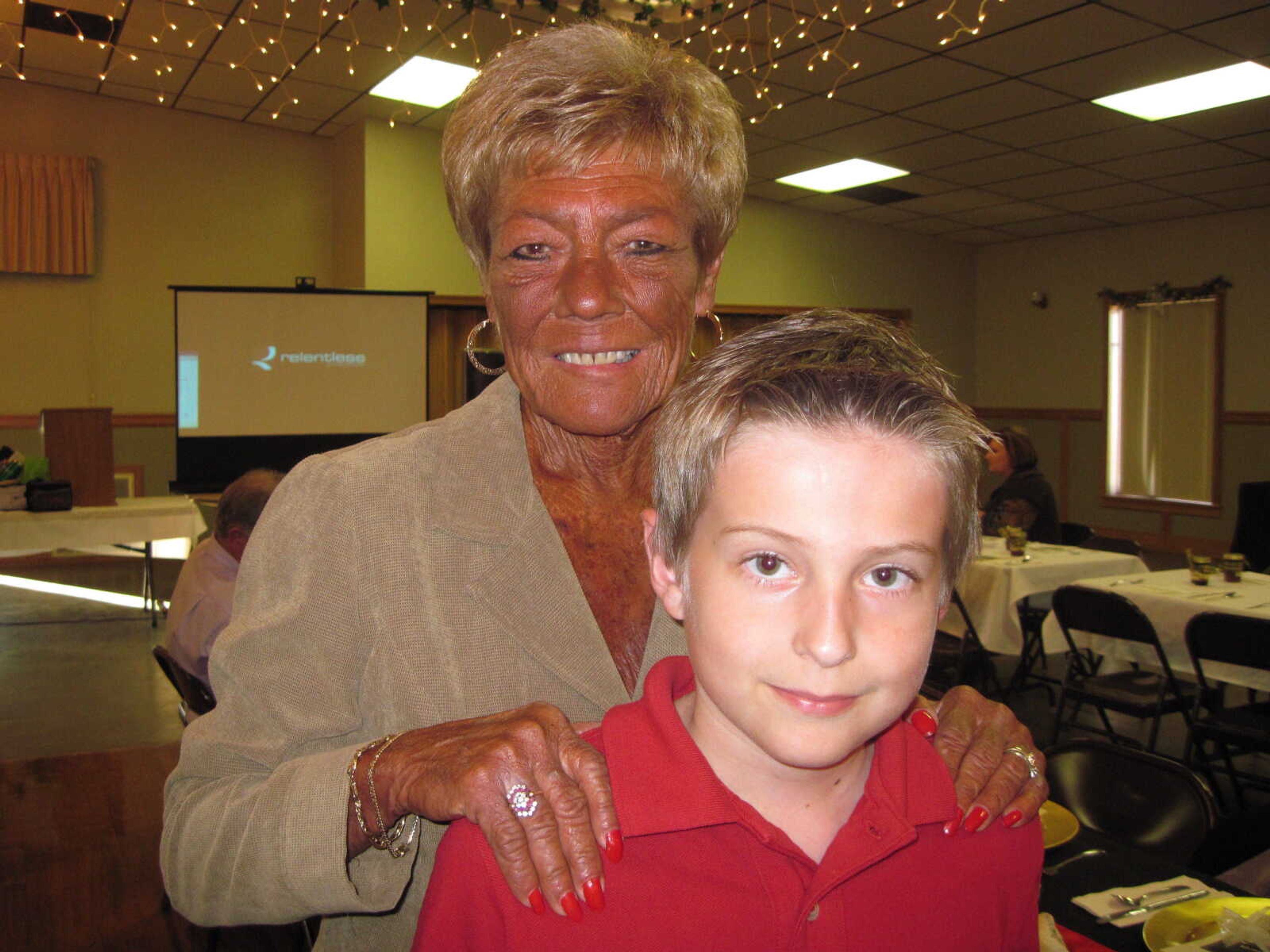 BRIAN BLACKWELL ~ bblackwell@semissourian.com 

Dianne Reppert and Matthew Heisserer attended the Jackson Chamber of Commerce Educator of the Year Banquet at the Knights of Columbus Hall in Jackson on Thursday, April 8, 2010.