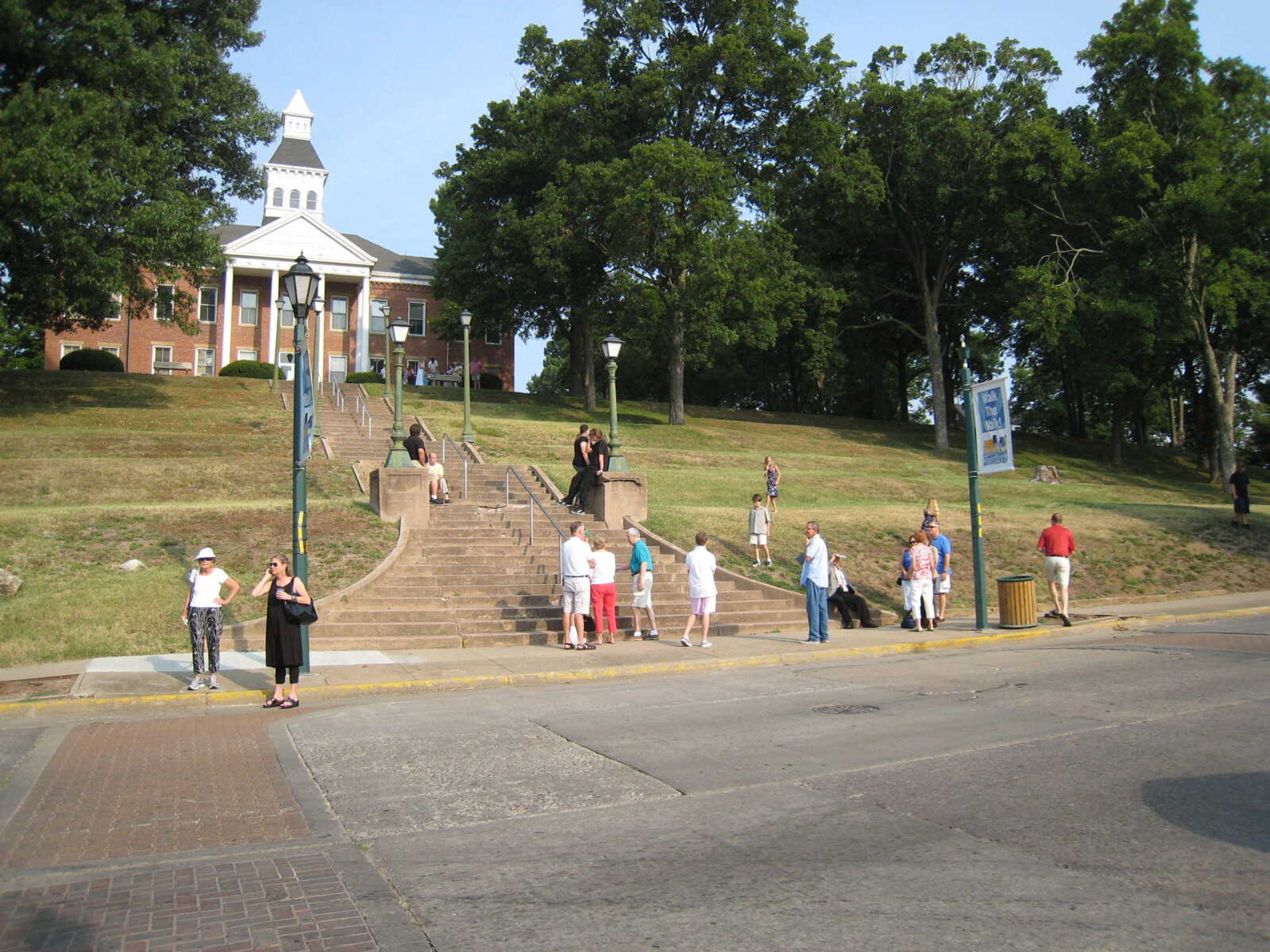 Vandivort Family members tour The Cape Courthouse in 2012