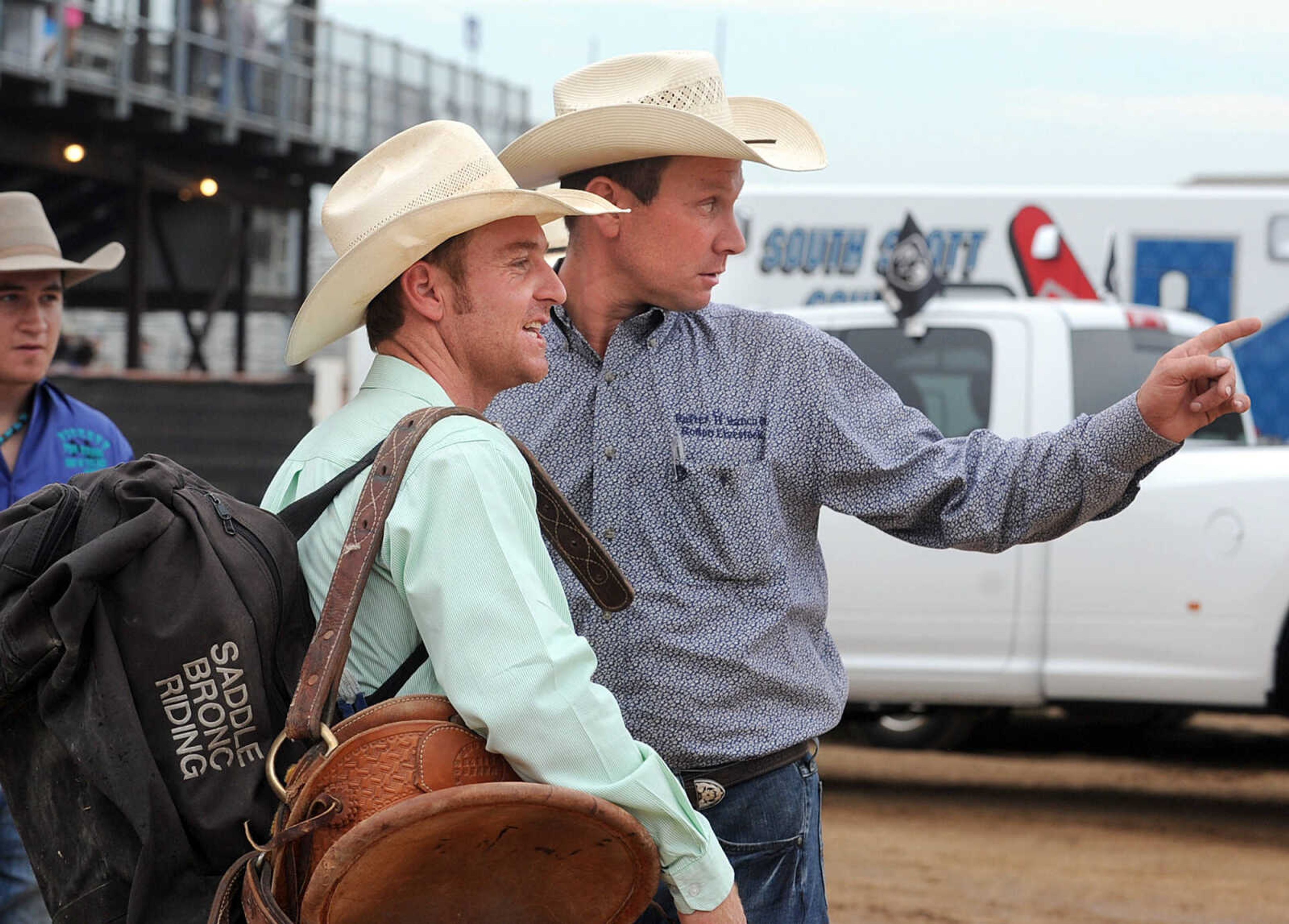 LAURA SIMON ~ lsimon@semissourian.com
The Jaycee Bootheel Rodeo Wednesday night, Aug. 8, 2012 in Sikeston, Mo.