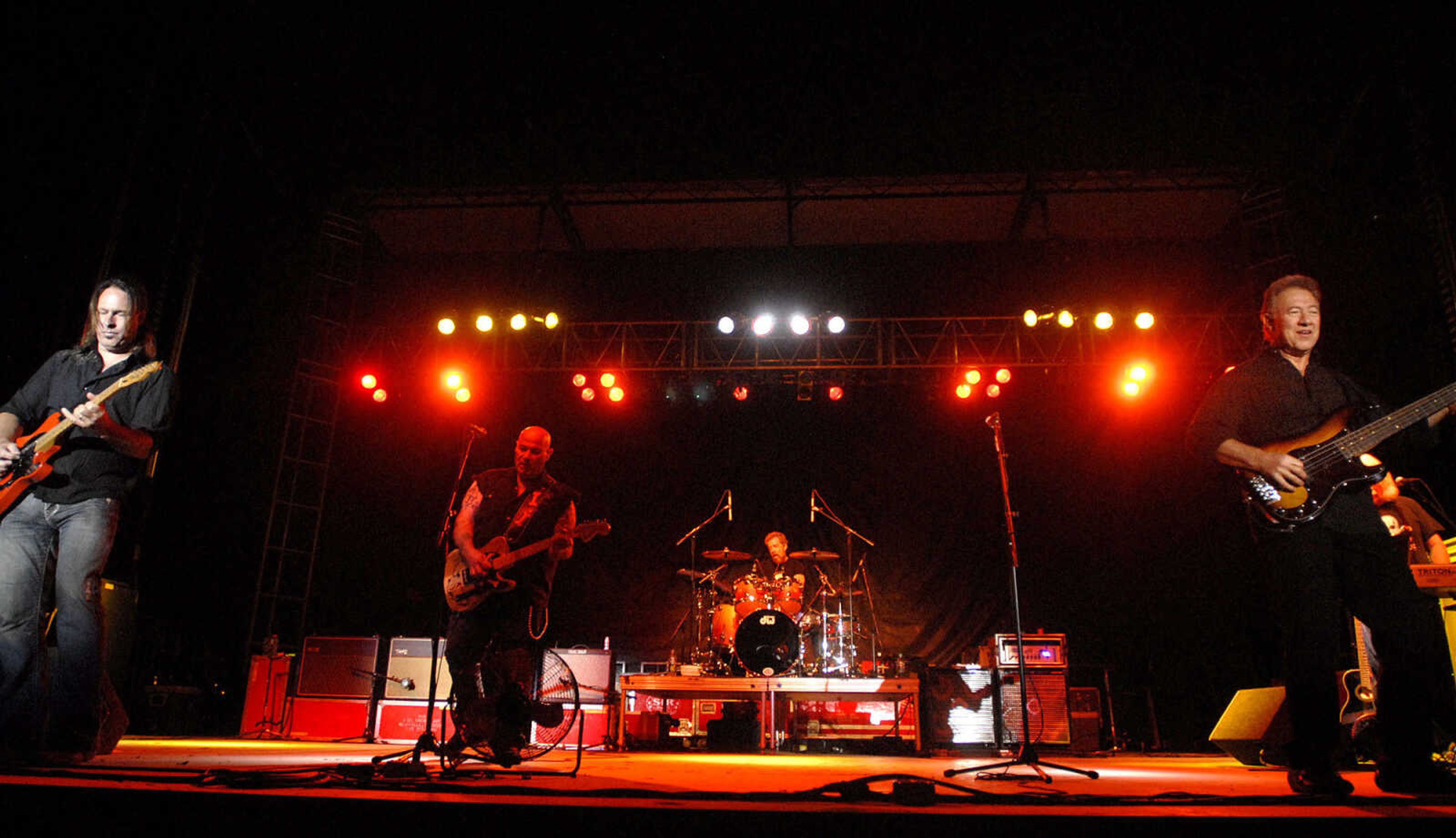 LAURA SIMON ~ lsimon@semissourian.com
Creedence Clearwater Revisited rocks the grandstand at Arena Park Friday, September 16, 2011 during the SEMO District Fair in Cape Girardeau.