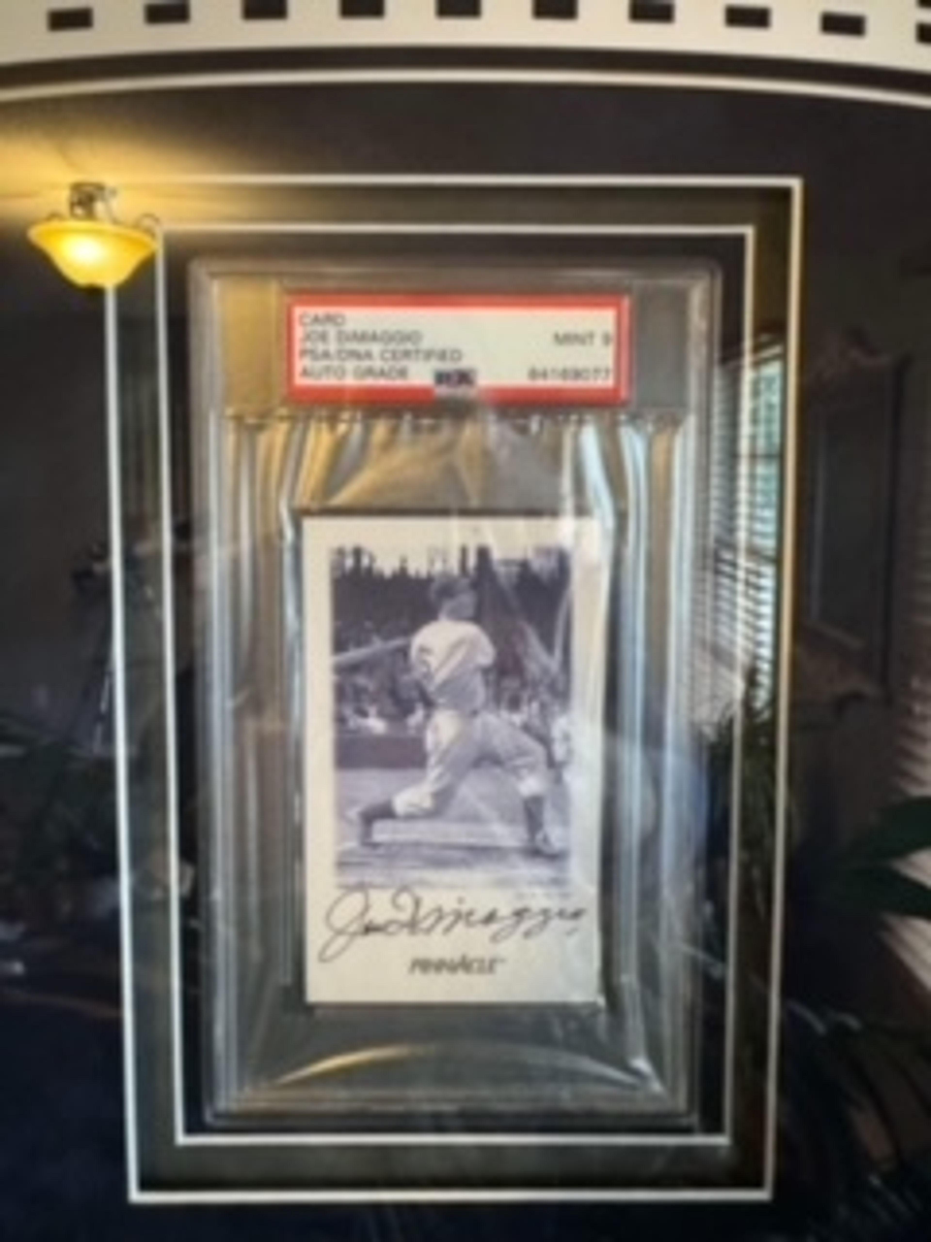 Nicholas Uptain didn't start collecting until about seven years ago but was always fascinated by signed sports items