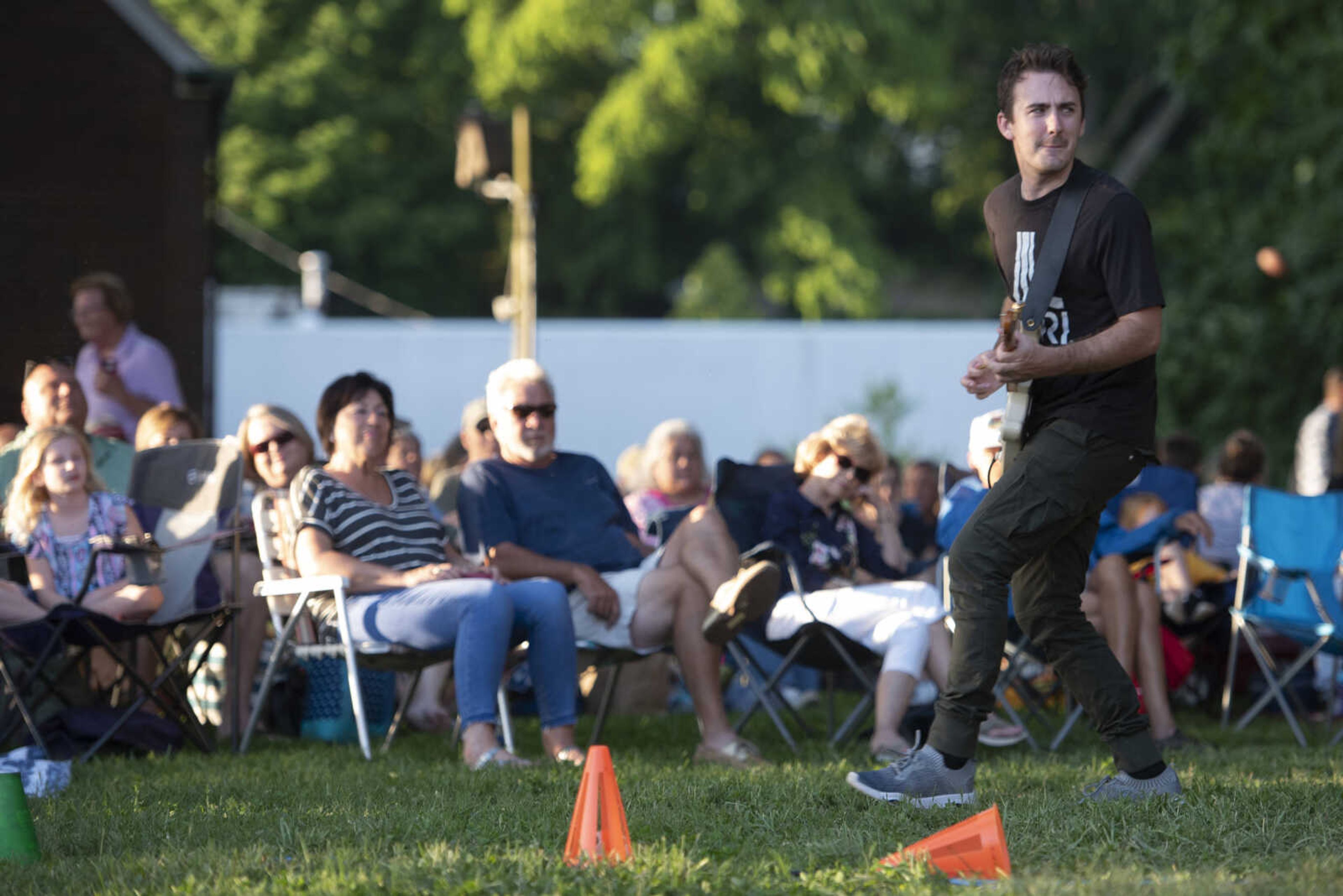 Paul Childers performs during the season's first Tunes at Twilight on Friday, May 17, 2019, at Ivers Square near Common Pleas Courthouse in Cape Girardeau.