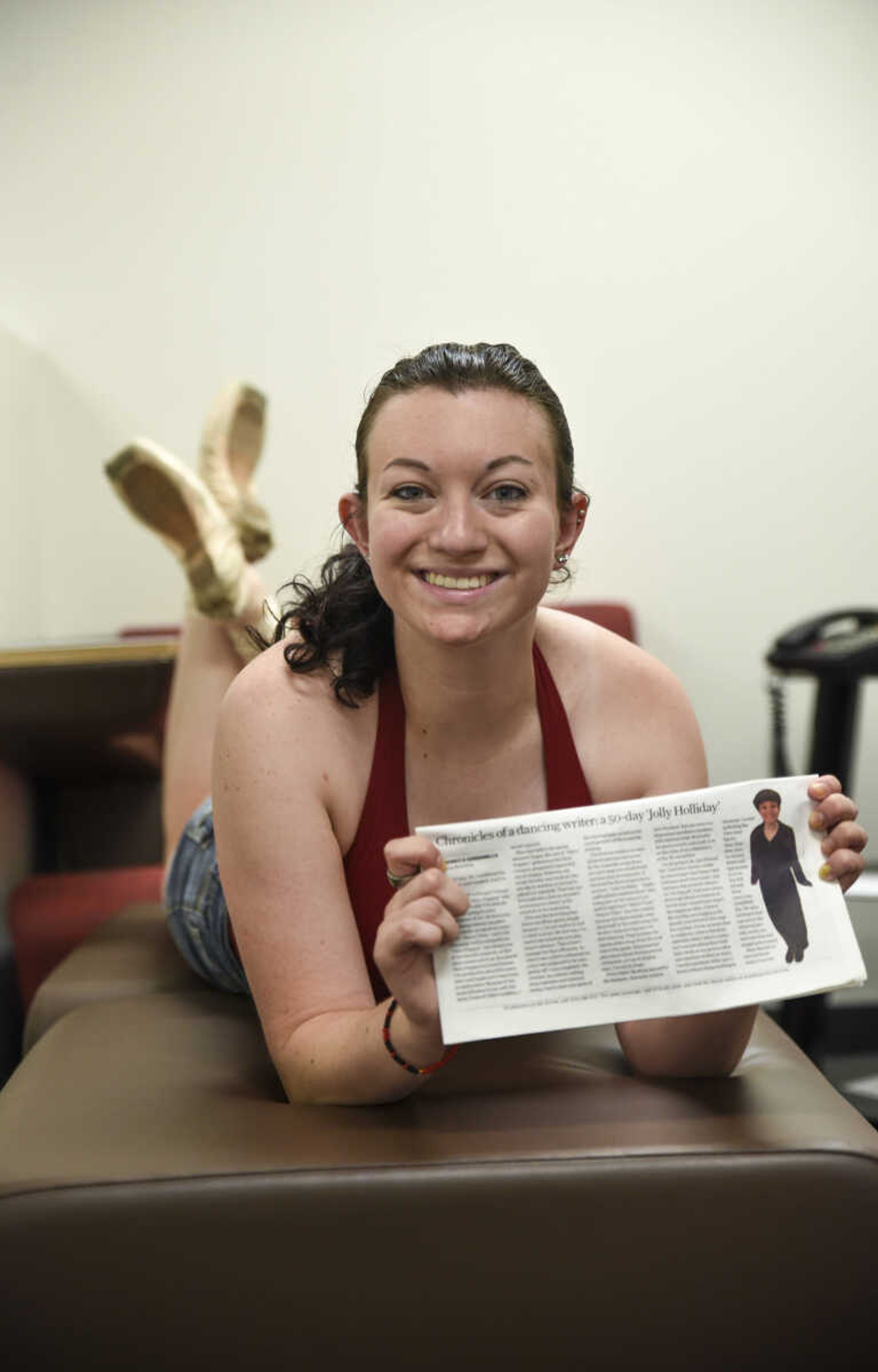 Rebecca Gangemella poses for a photo at the Southeast Arrow Thursday, May 31, 2018 in Cape Girardeau.