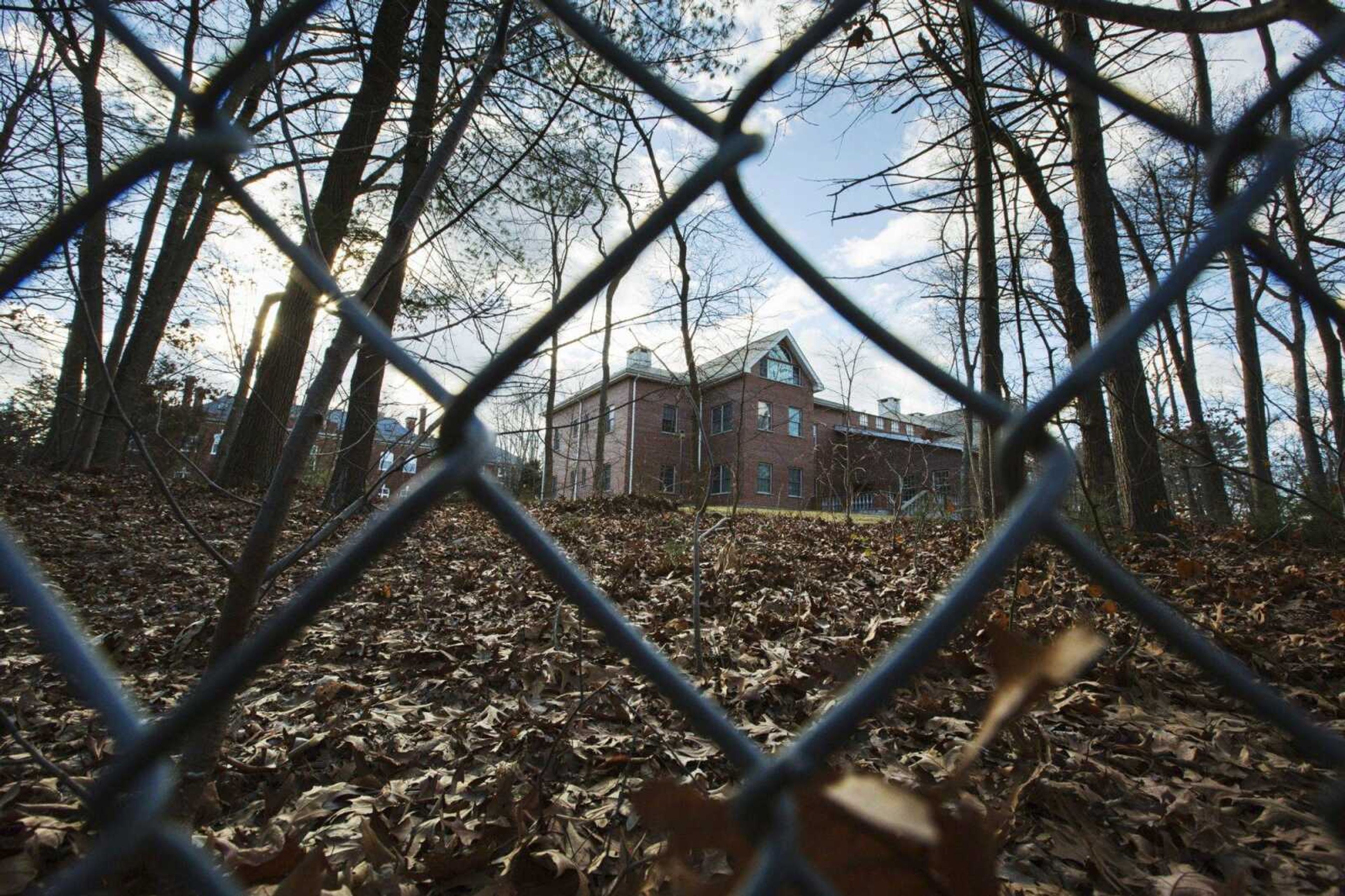 A fence encloses an estate in the village of Upper Brookville in the town of Oyster Bay, New York, on Long Island. On Friday, the Obama administration closed this compound for Russian diplomats in retaliation for spying and cybermeddling in the U.S. presidential election.