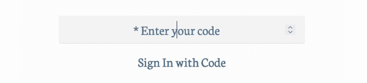 You will need to type in your code in the grey box.