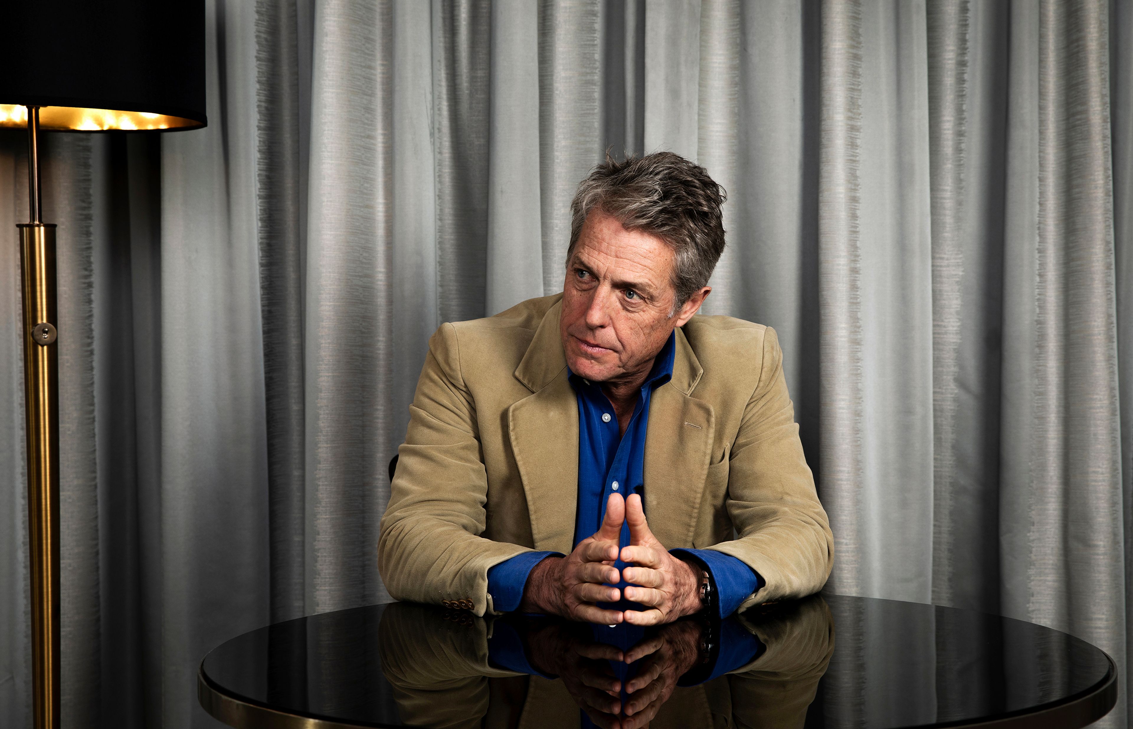 Hugh Grant poses for a portrait to promote the film "Heretic" on Sunday, Oct. 27, 2024, in Los Angeles. (Photo by Rebecca Cabage/Invision/AP)