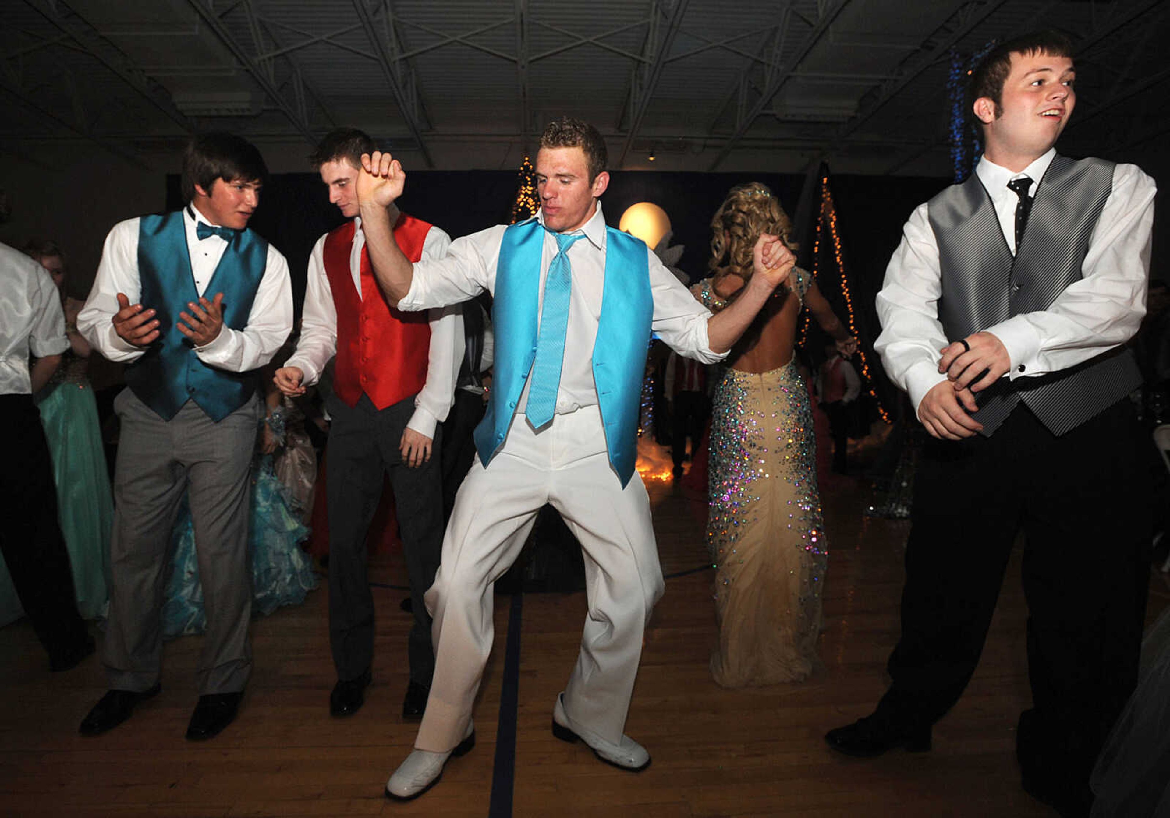 LAURA SIMON ~ lsimon@semissourian.com

Oran High School held its prom Saturday night, April 12, 2014, inside the school's gymnasium.